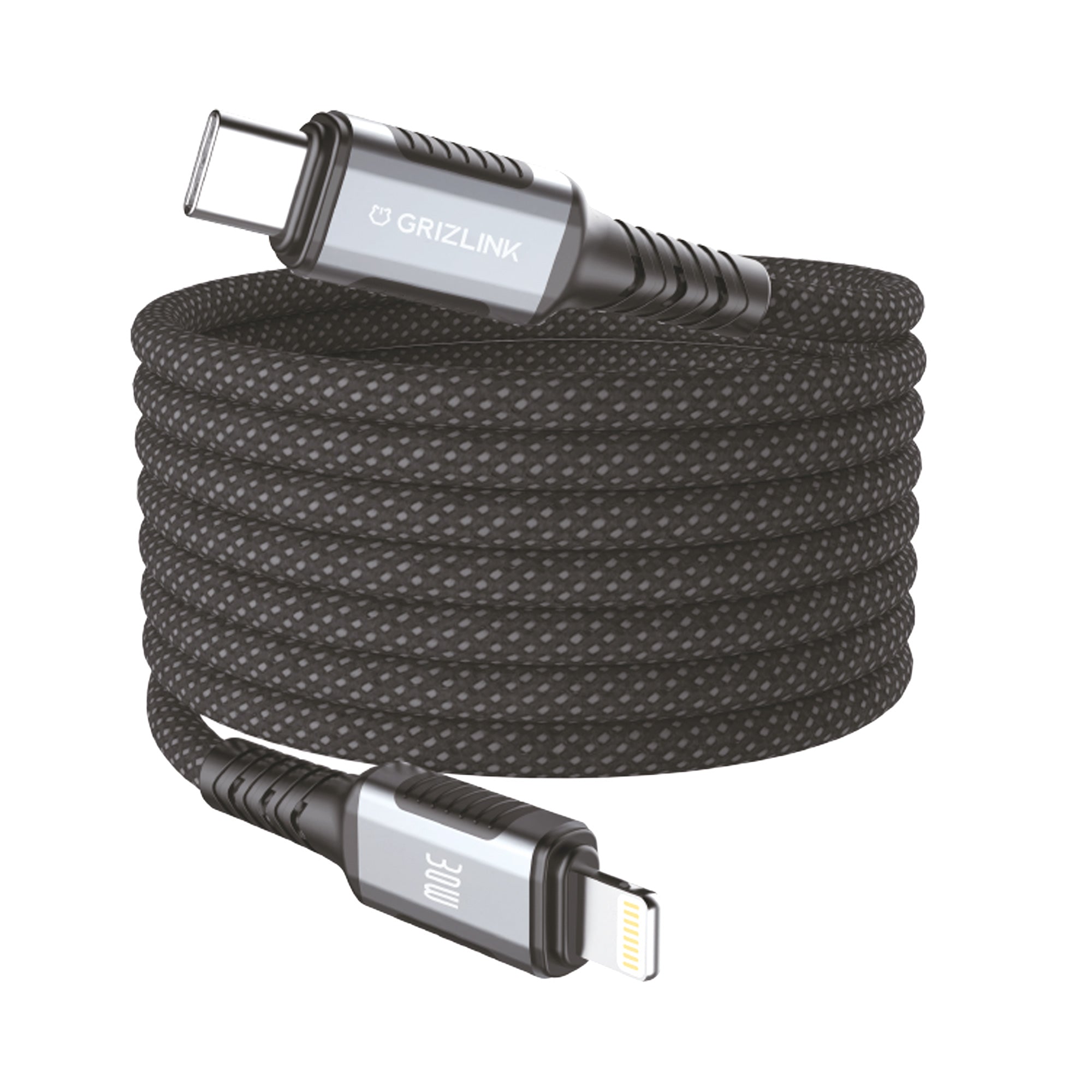 Câble Magnétique USB-C vers Lightning Grizlink
