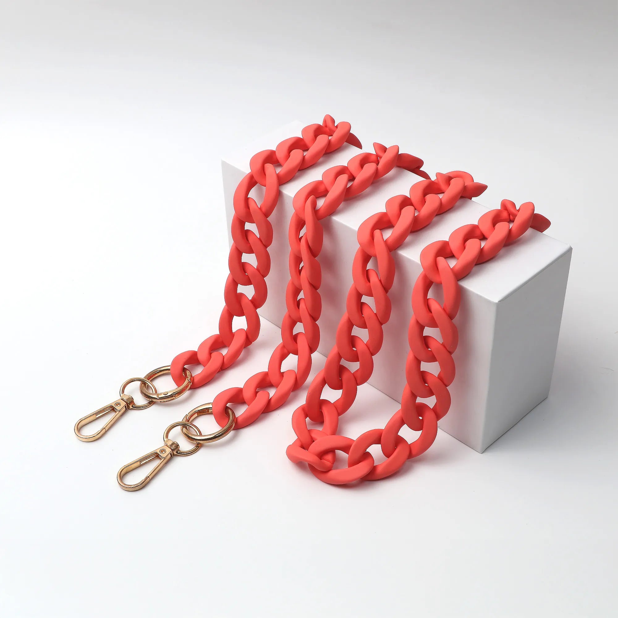 Chaîne téléphone mate rouge Grizlink