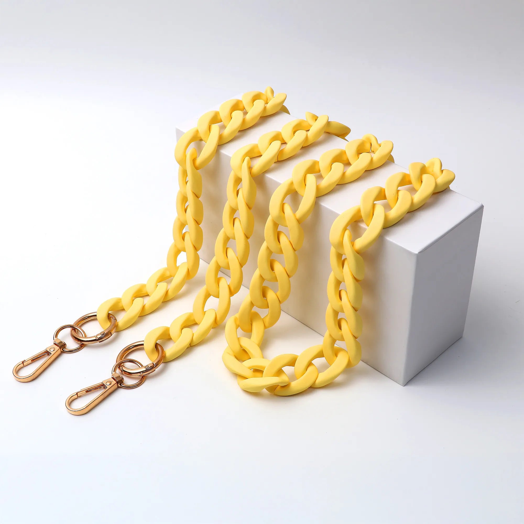 Chaîne téléphone mate jaune Grizlink