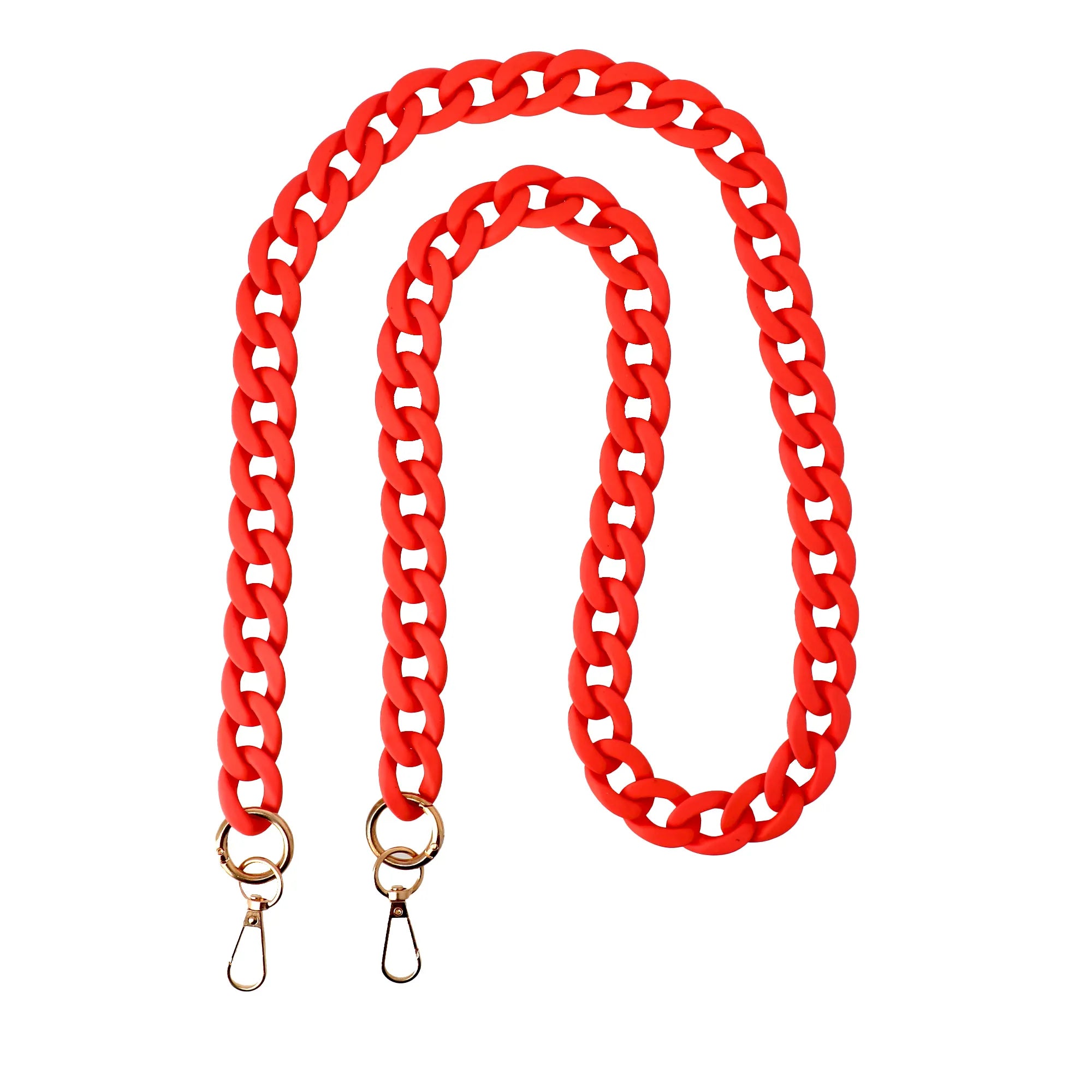 Chaîne téléphone mate rouge Grizlink