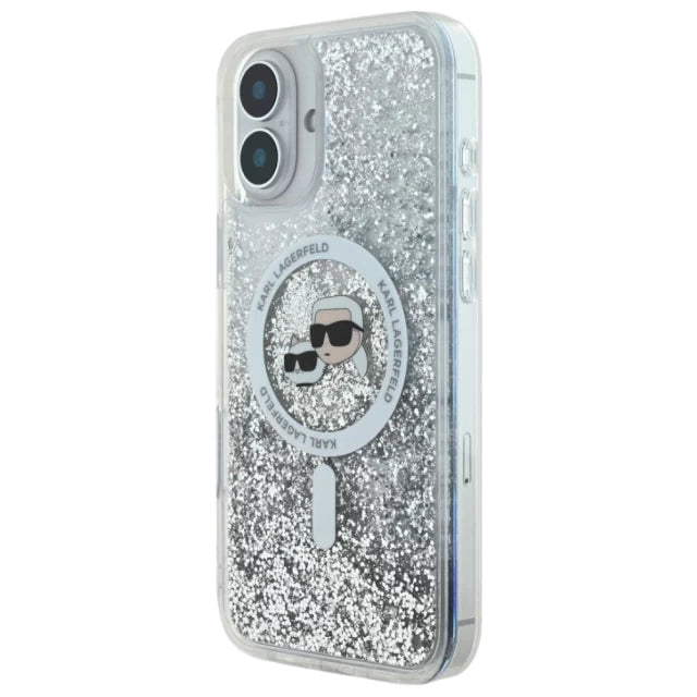 Coque iPhone 16 Plus Karl Lagerfeld et Choupette