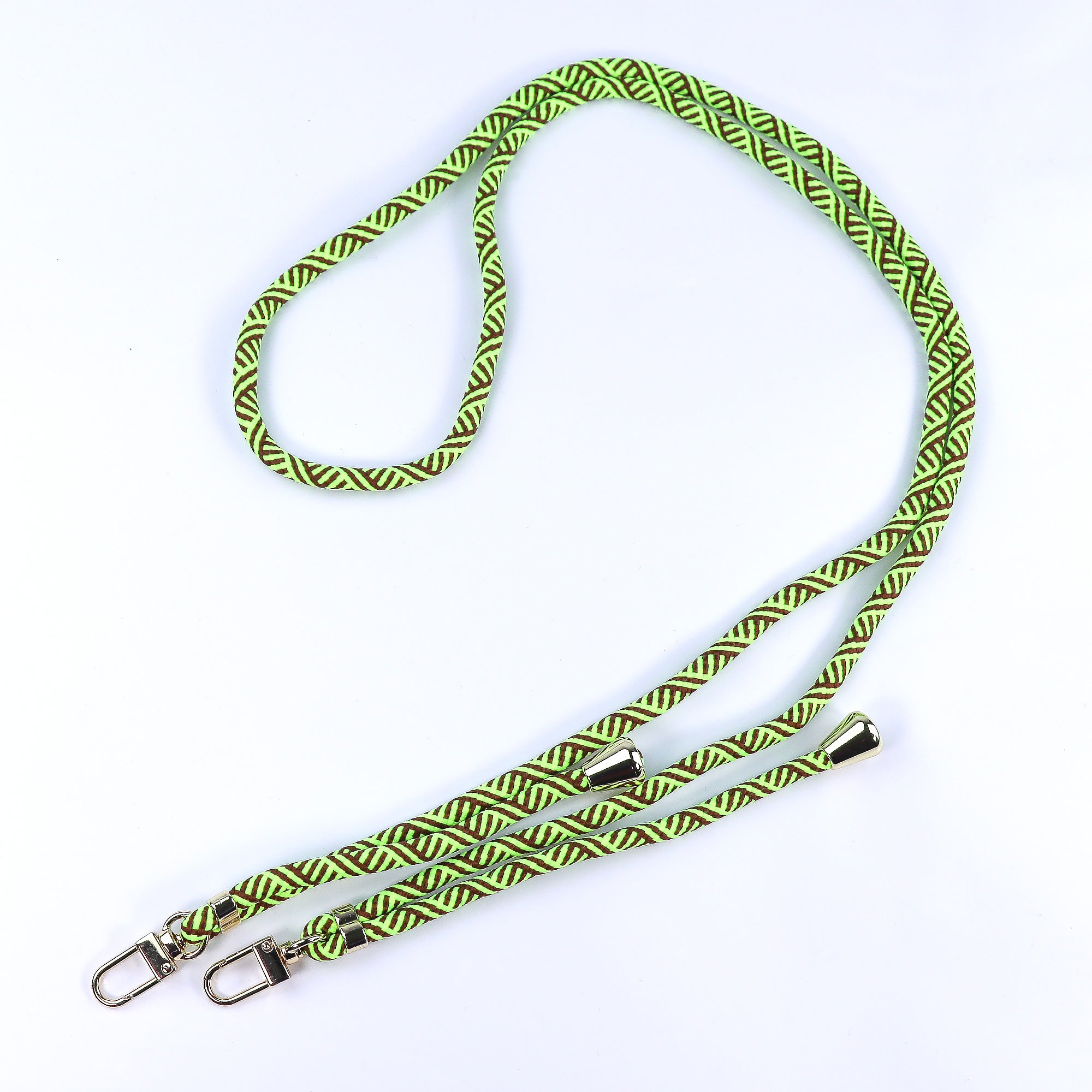 Cordon tressé vert et noir Grizlink