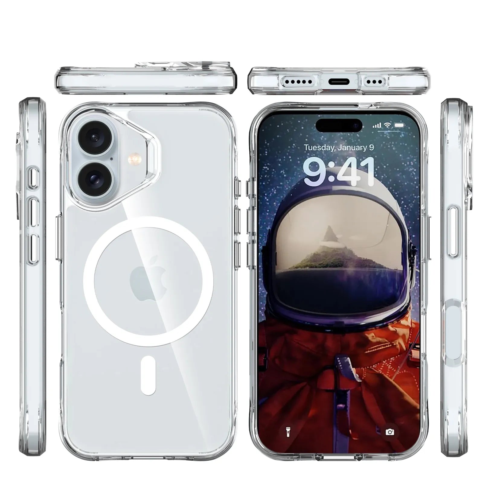 Coque iPhone 16 Grizlink Space Magsafe