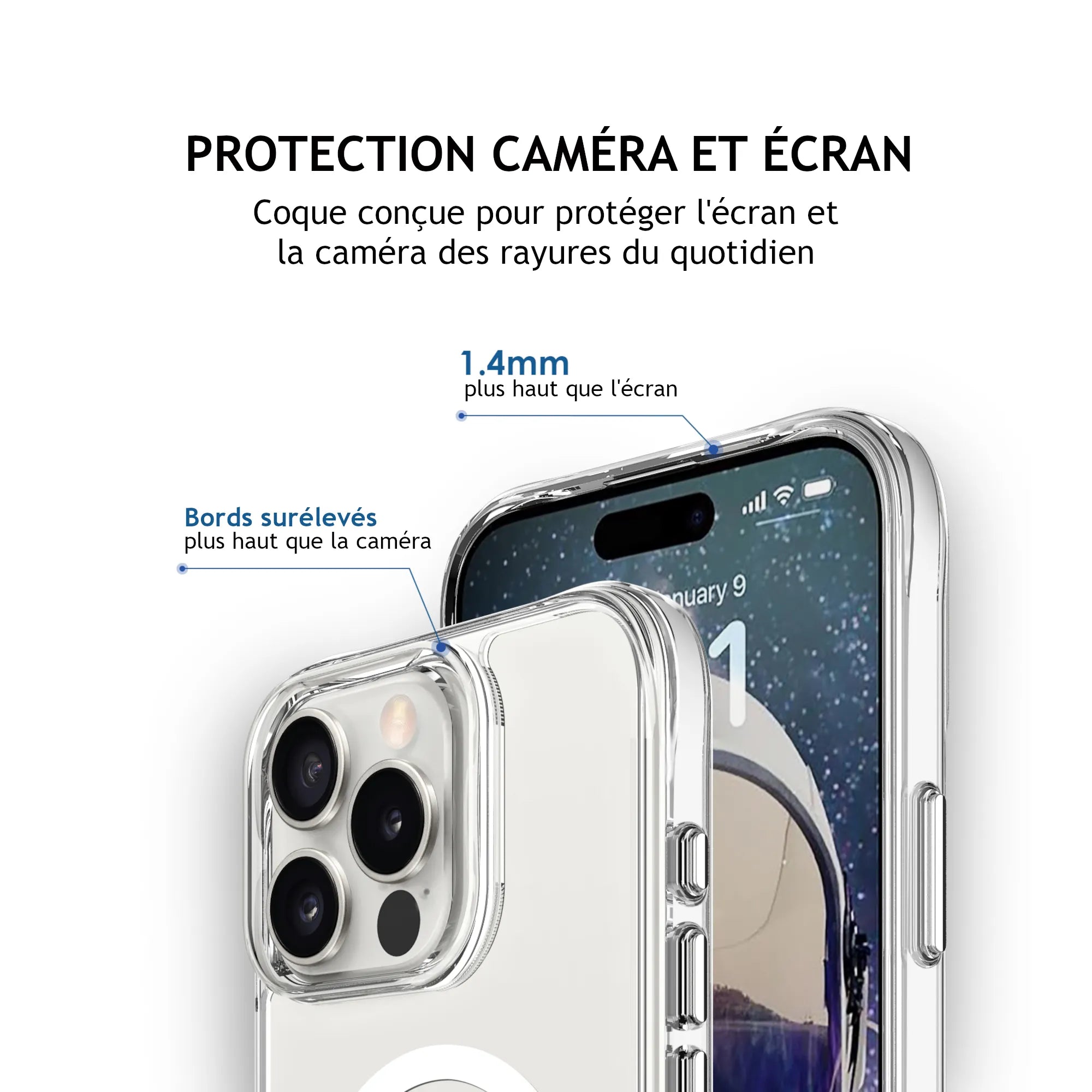 Coque iPhone 15 Pro Space Magsafe Grizlink