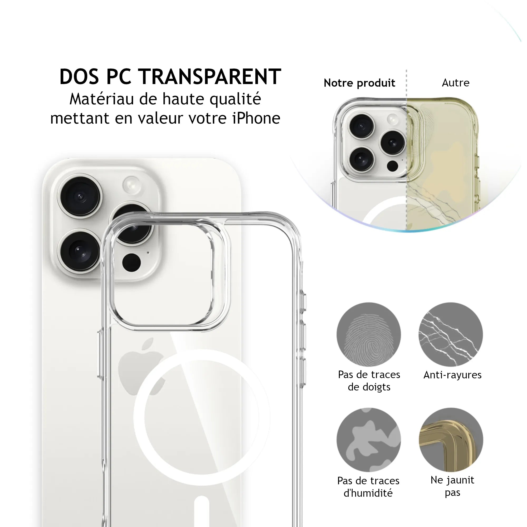 Coque iPhone 15 Pro Space Magsafe Grizlink