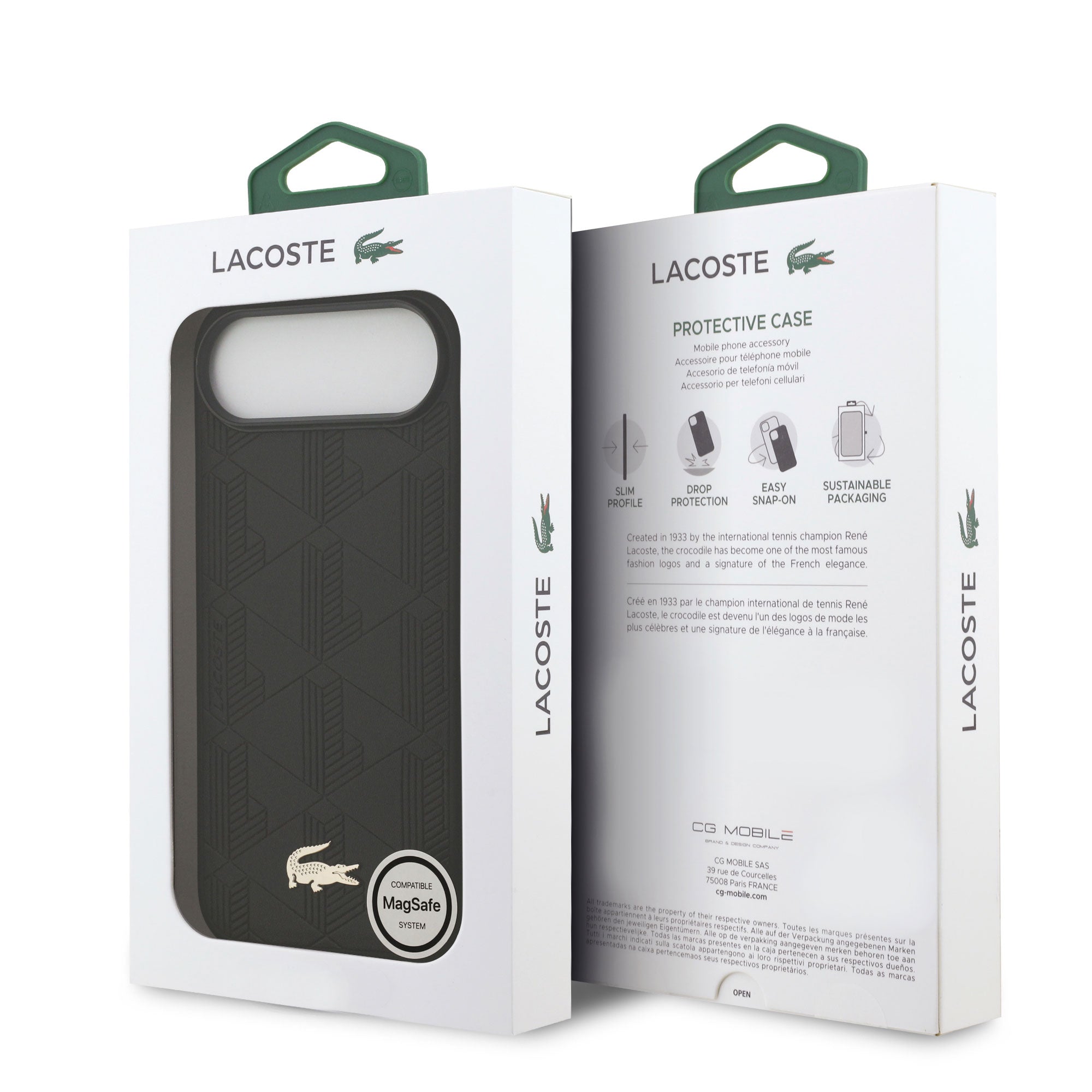 Coque iPhone 17 Air Lacoste motif