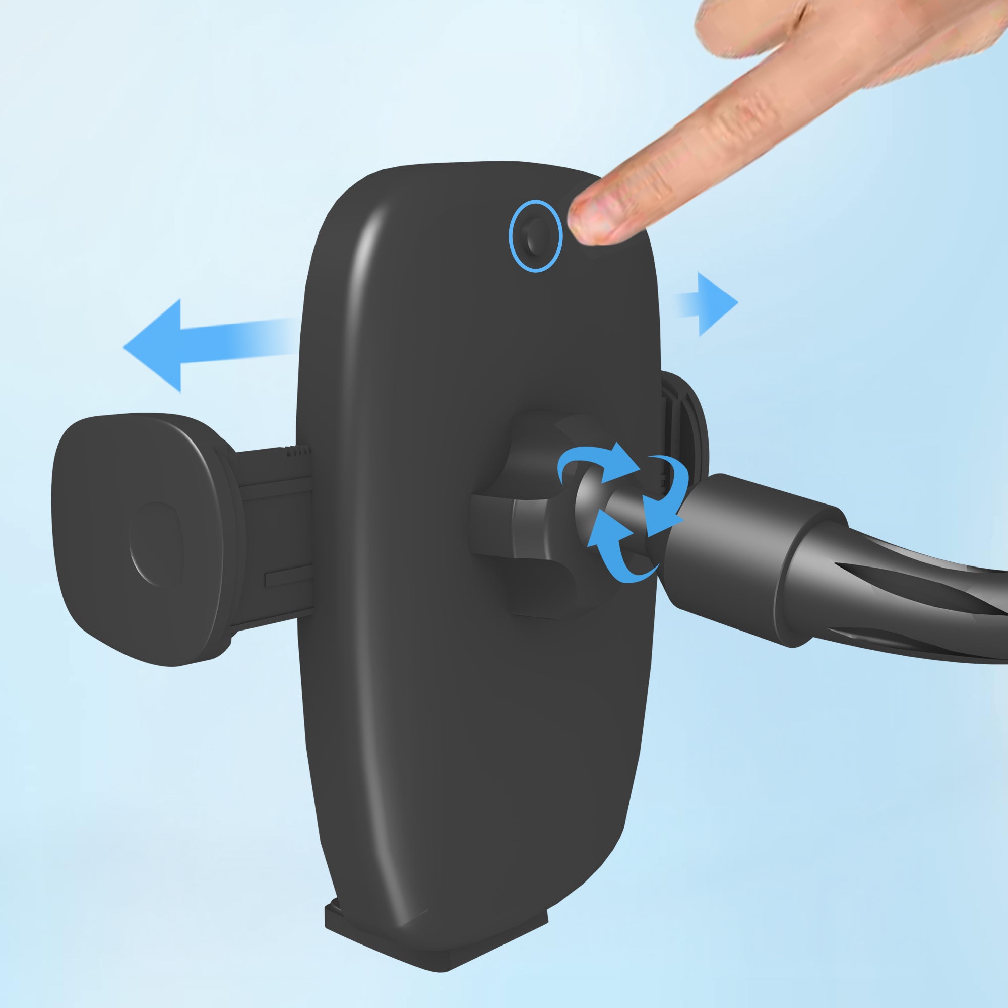 Support voiture à ventouse pour pare-brise Grizlink