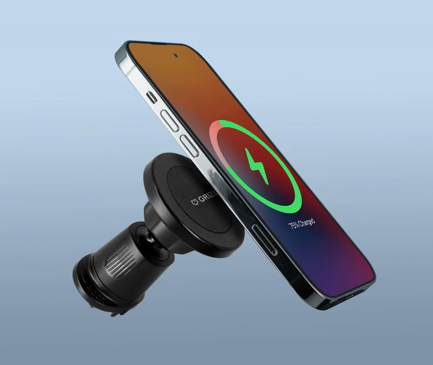Support voiture à pince compatible MagSafe Grizlink