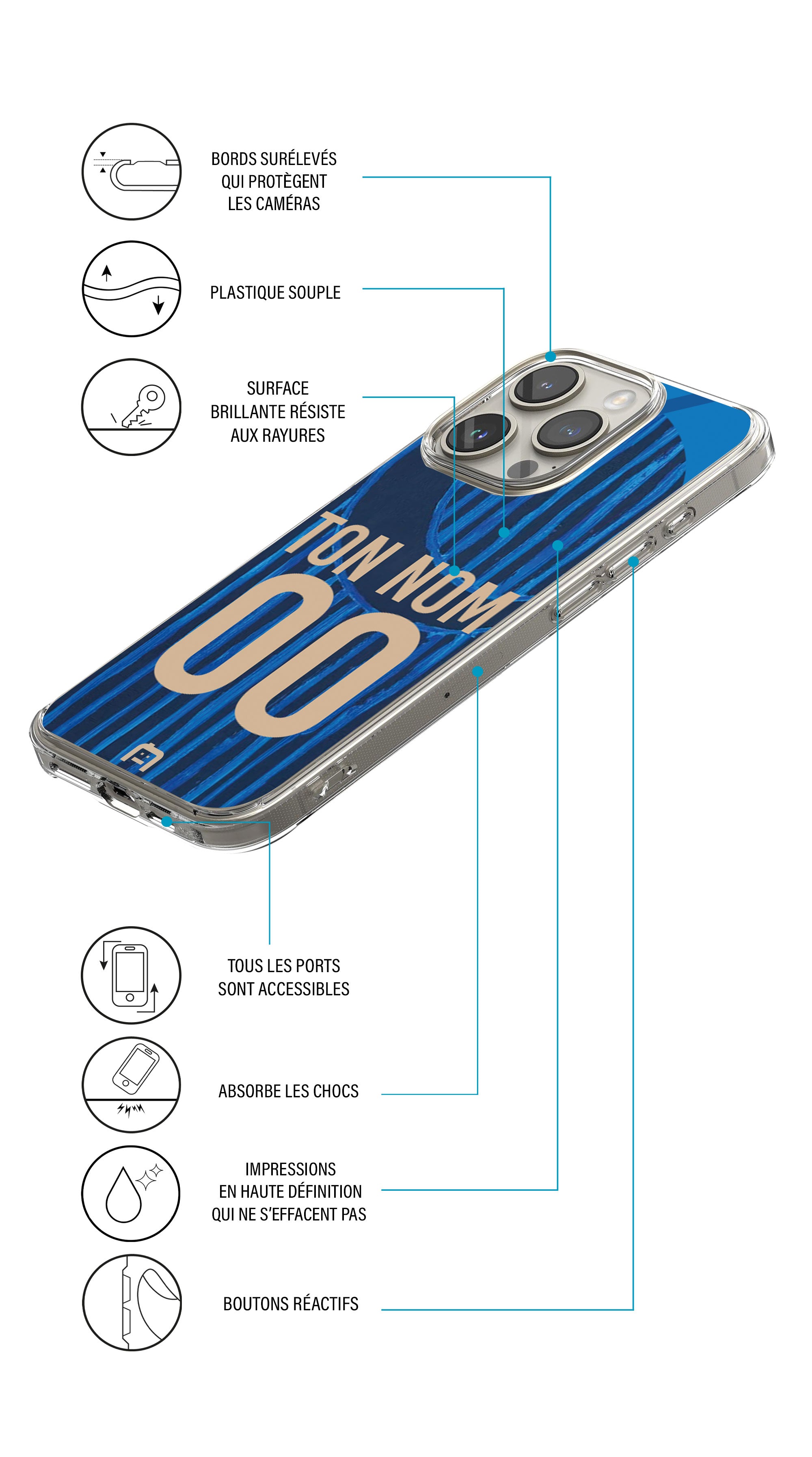 Coque foot personnalisée maillot Al Hilal