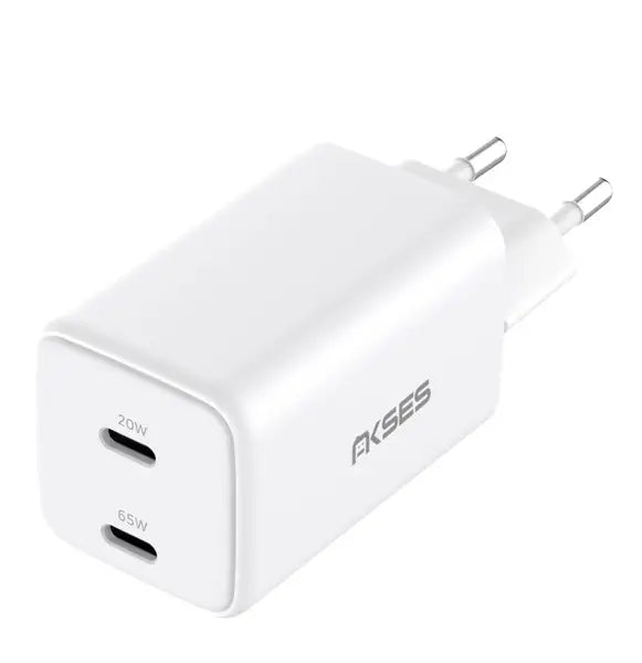 Chargeur rapide double USB type C 65W Akses