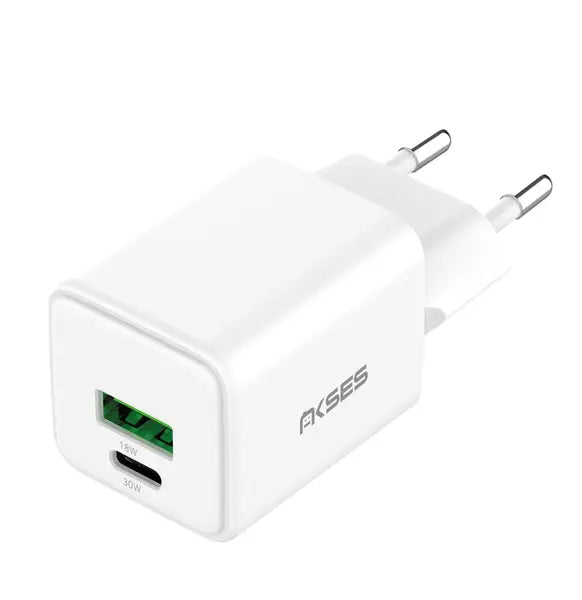 Chargeur USB-C 30W et USB-A 18W Akses