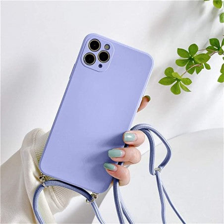 Coque soft touch cordelette pour iphone xr Akses