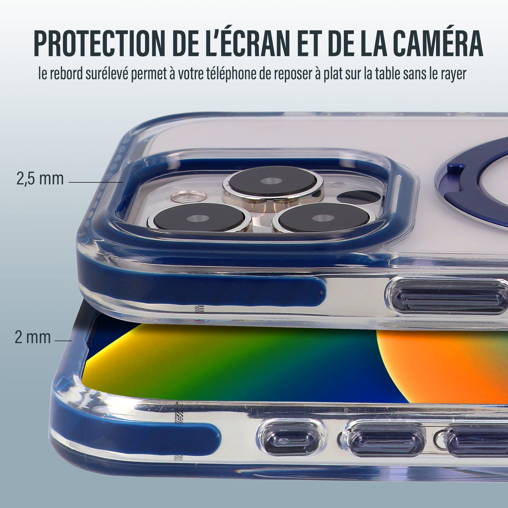 Coque iPhone 11 Grizlink Hybrid Magsafe Anneaux Cordon