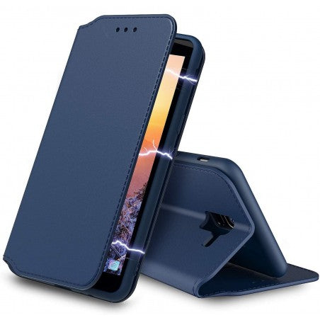 Étui folio lisse pour iphone 15 plus Akses