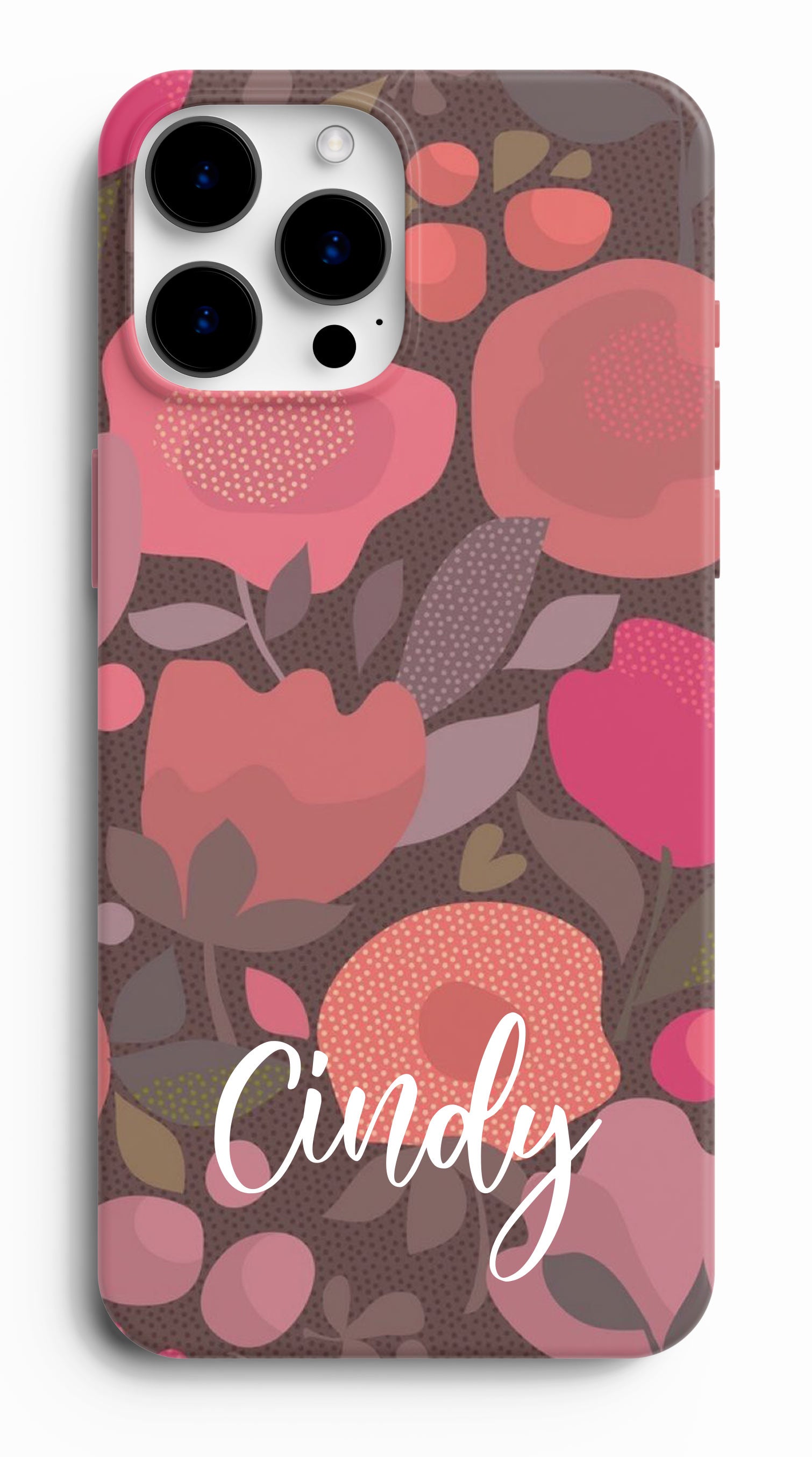 Coque personnalisée florale pastel