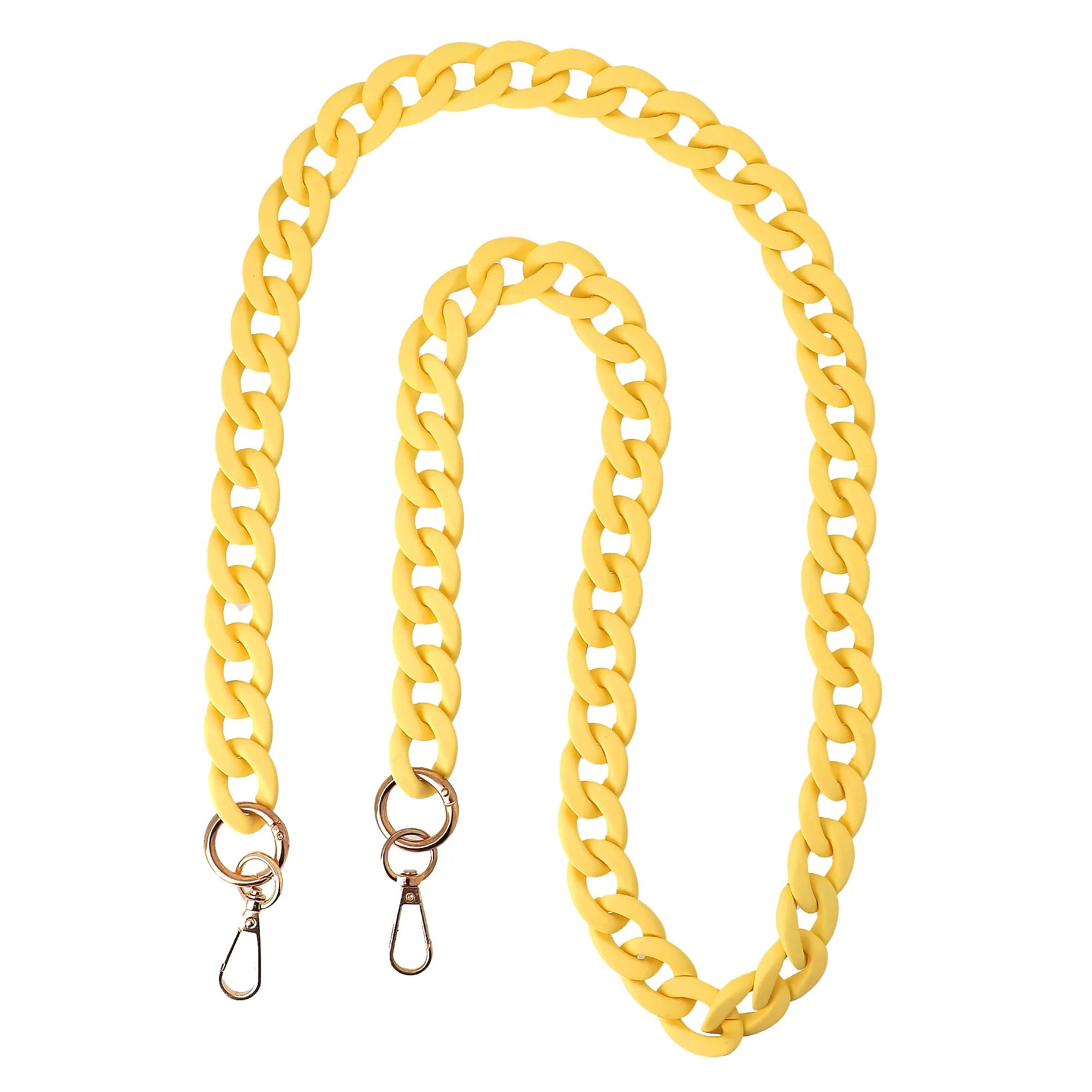 Chaîne téléphone mate jaune Grizlink