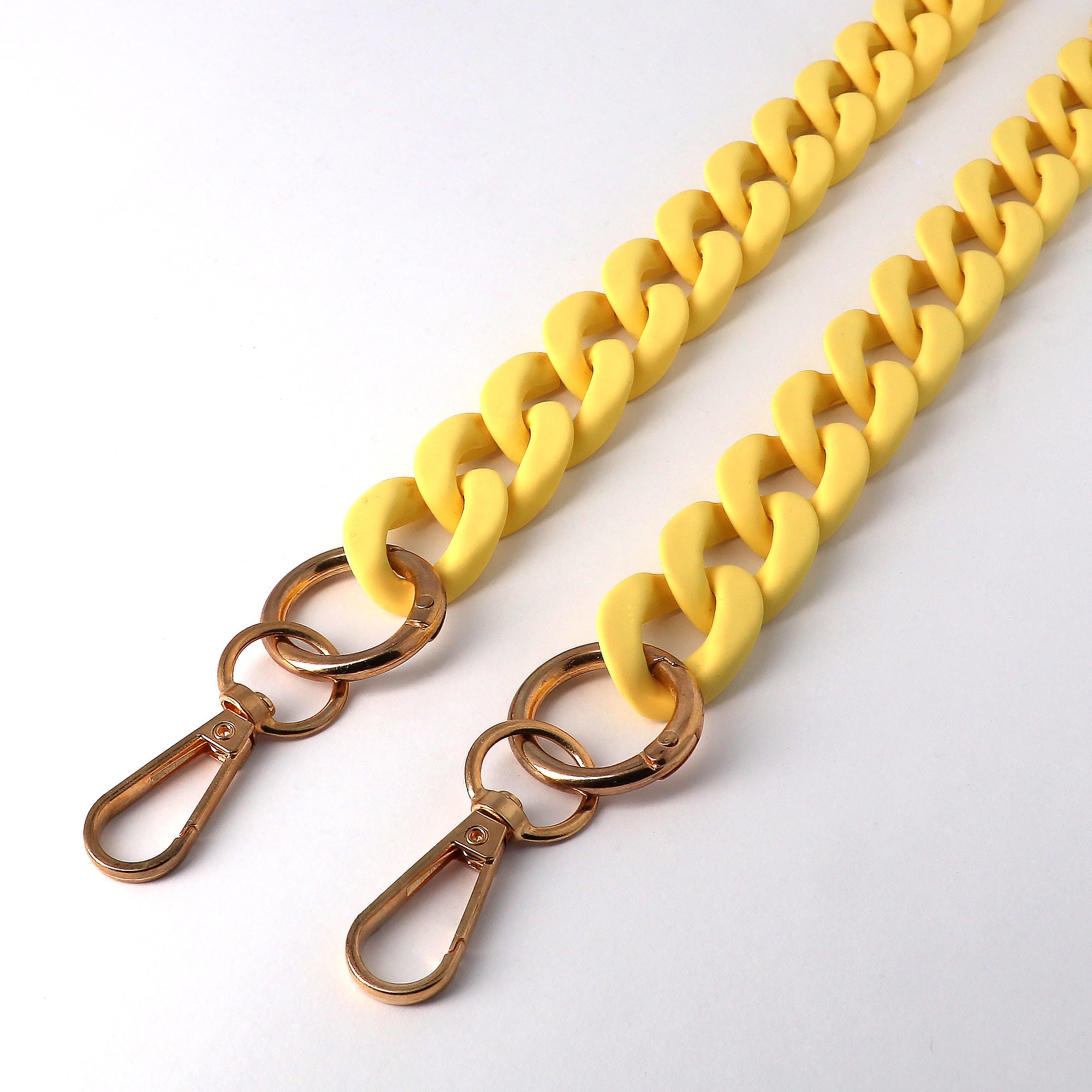 Chaîne téléphone mate jaune Grizlink