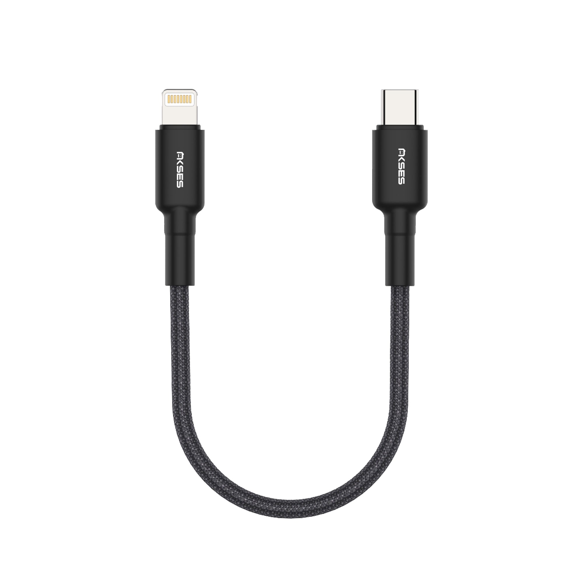 Câble USB-C vers Lightning 30cm Grizlink