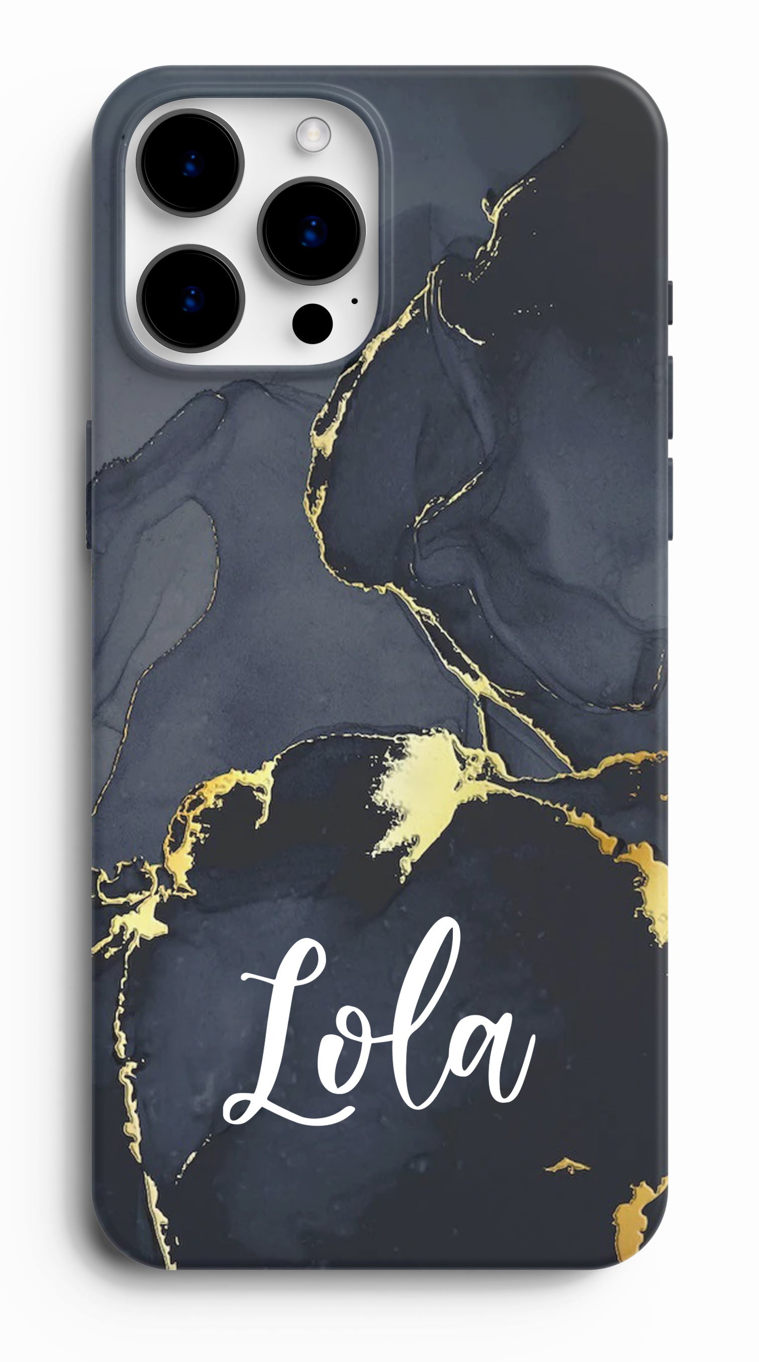 Coque personnalisée marbre anthracite