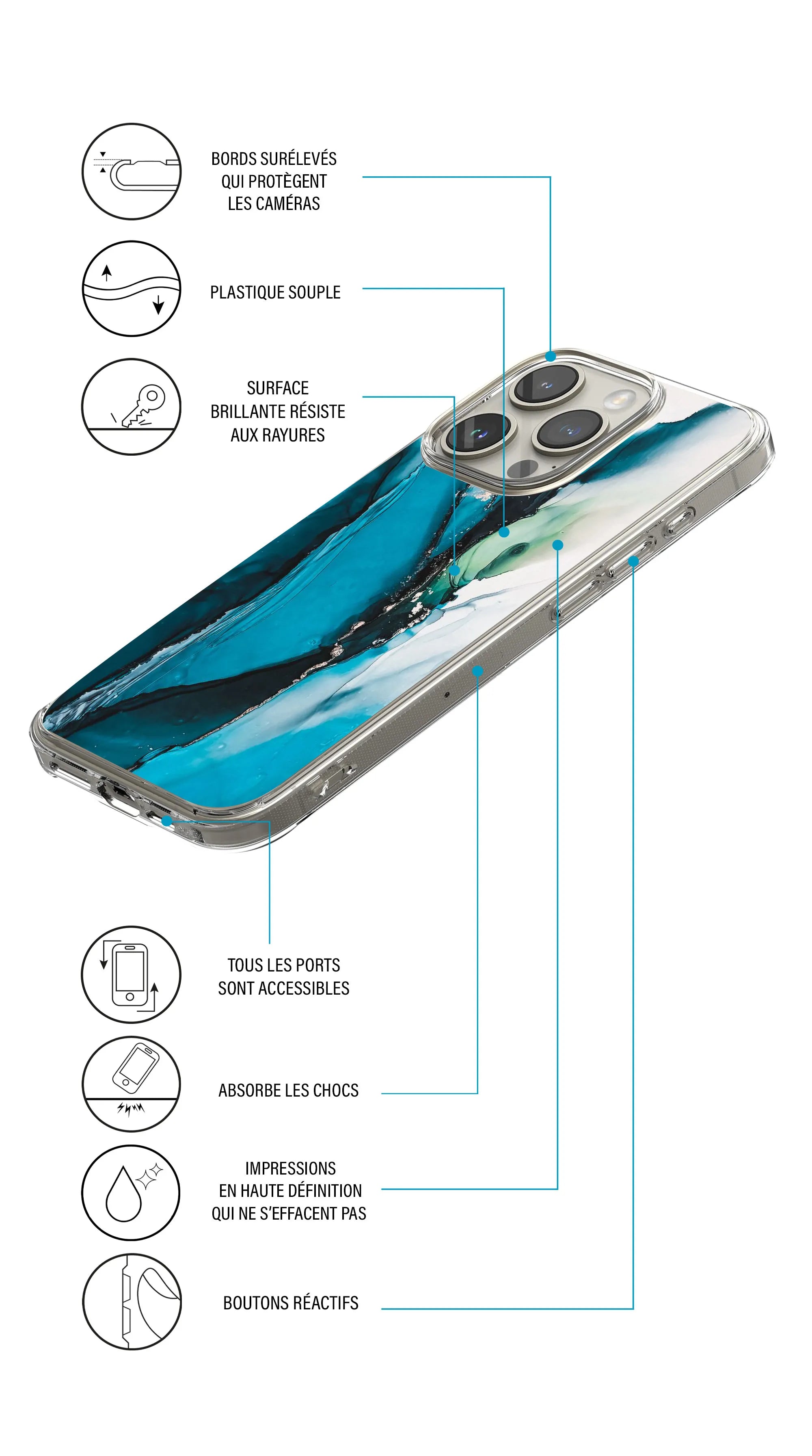 Coque Oppo Reno 8 5G collection marbre