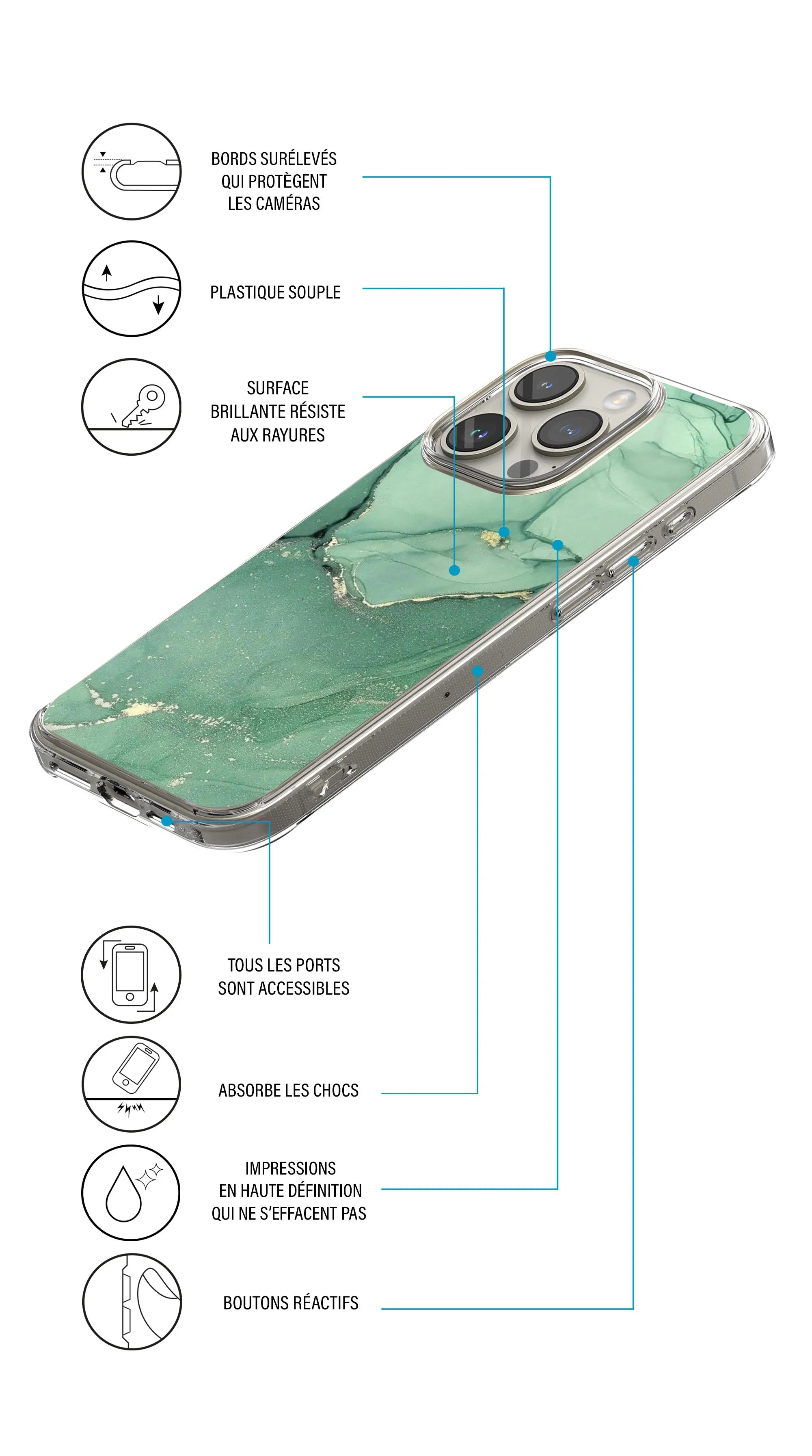 Coque Oppo Reno 8 5G collection marbre