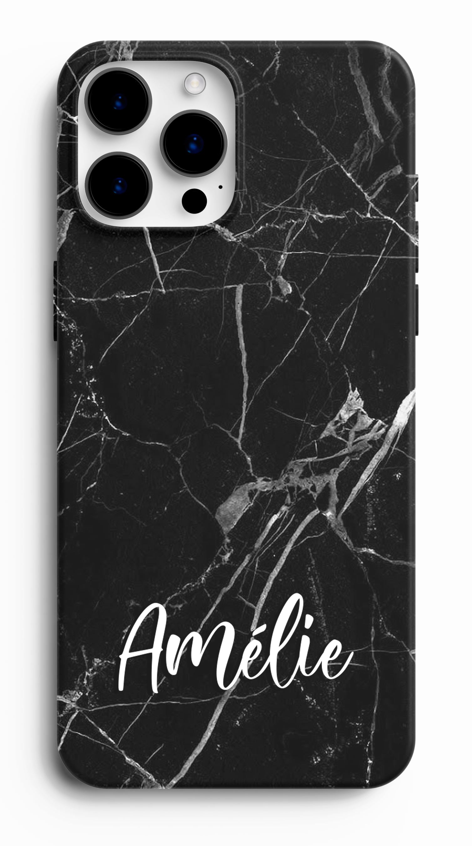 Coque personnalisée marbre noir