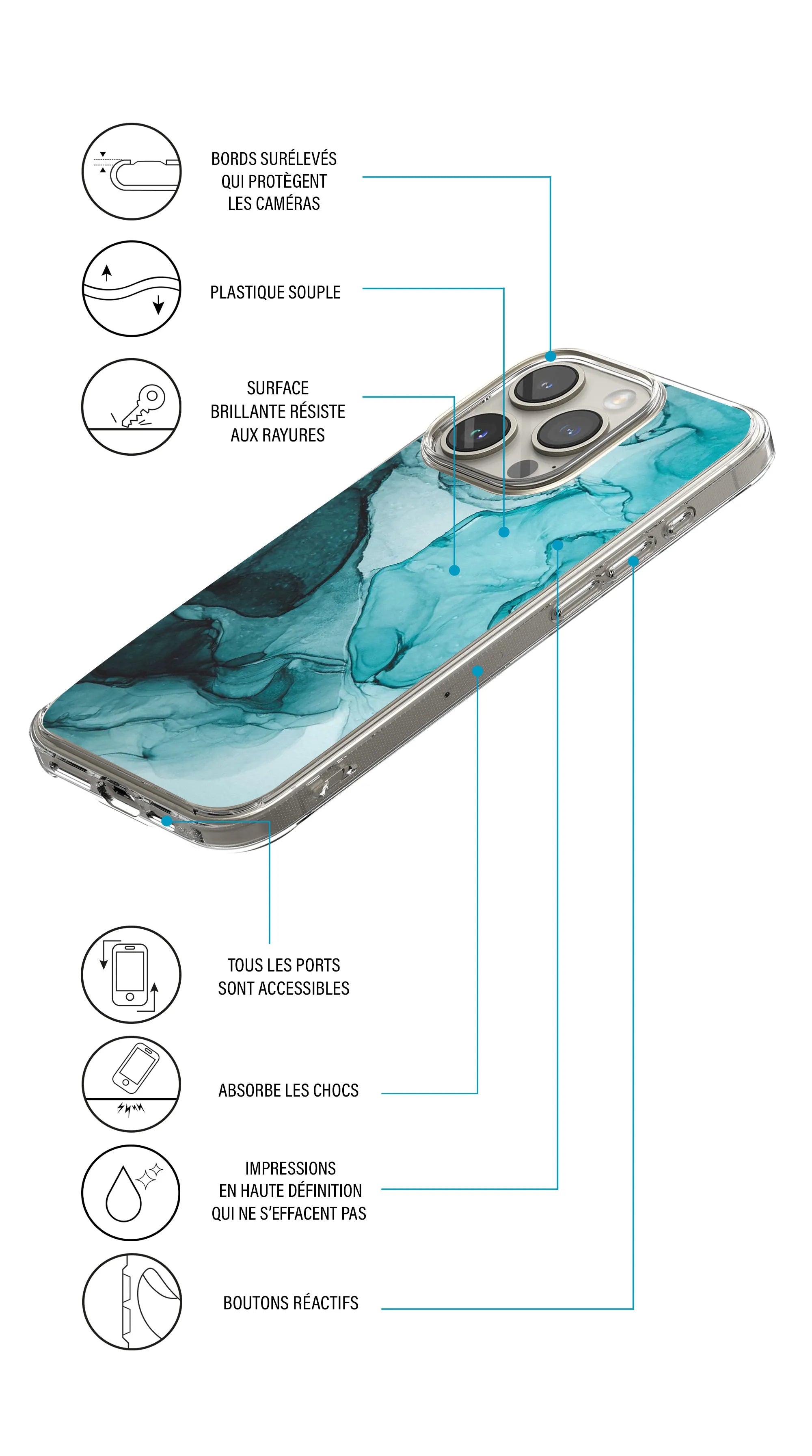 Coque Oppo Reno 8 5G collection marbre