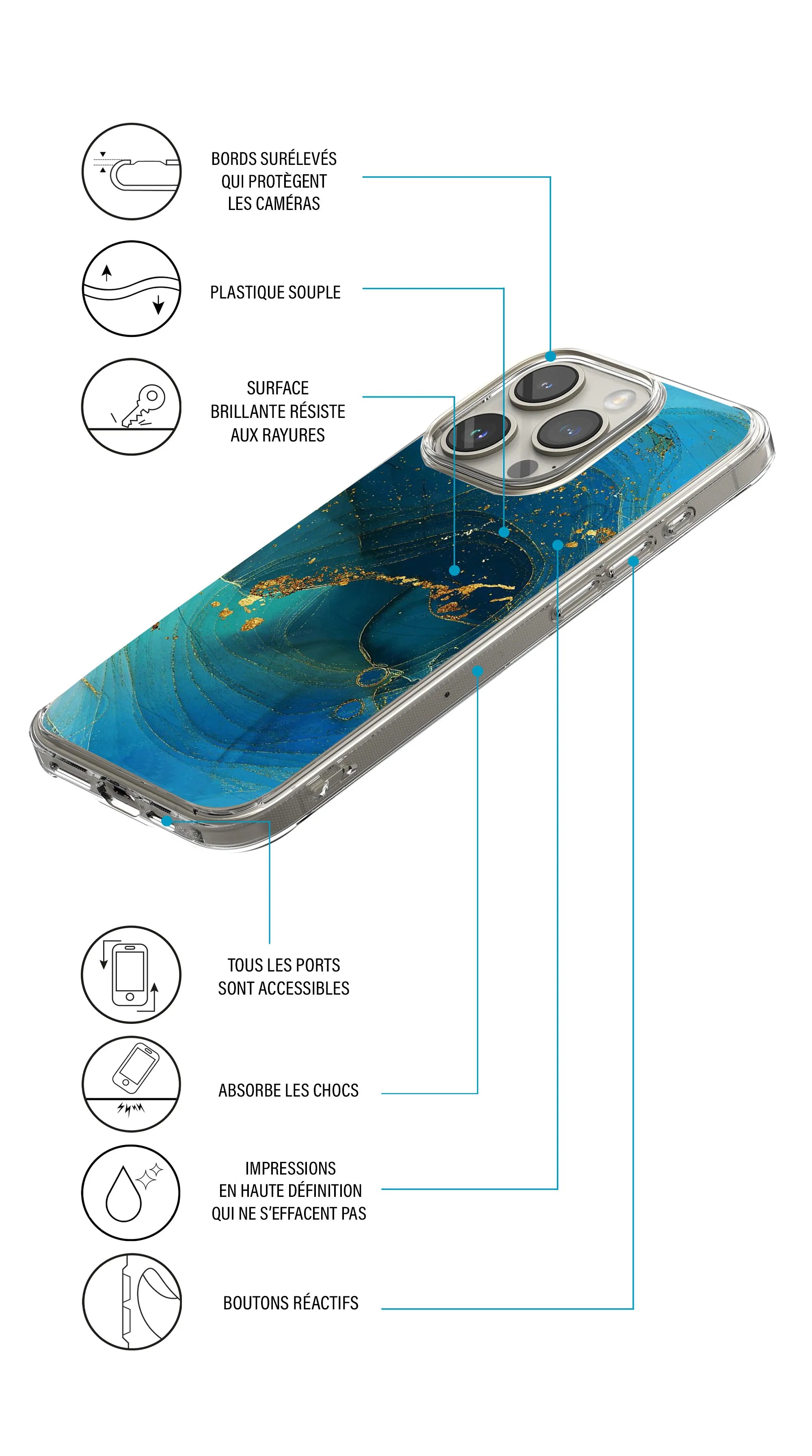 Coque Oppo Reno 8 5G collection marbre