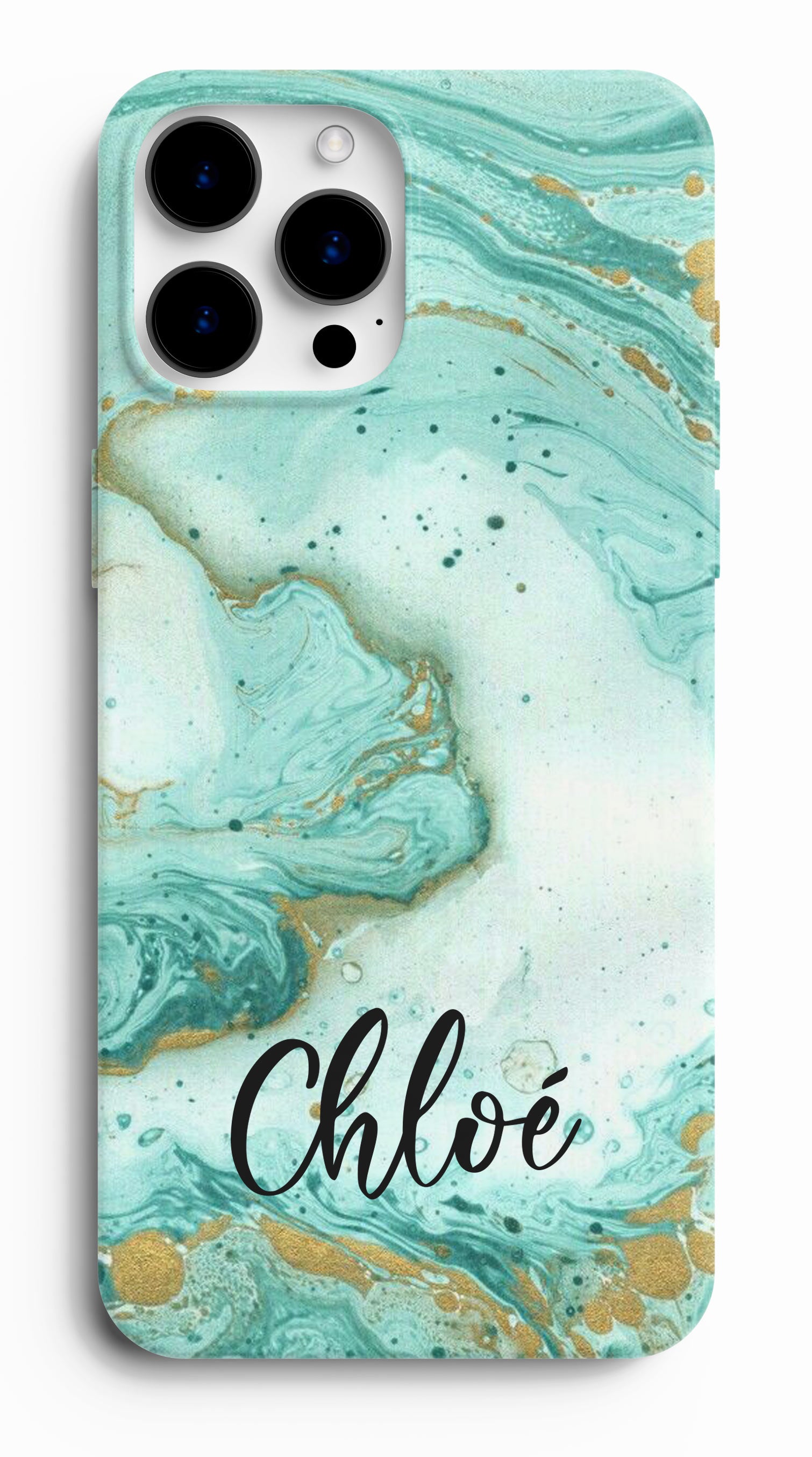 Coque personnalisée marbre bleu