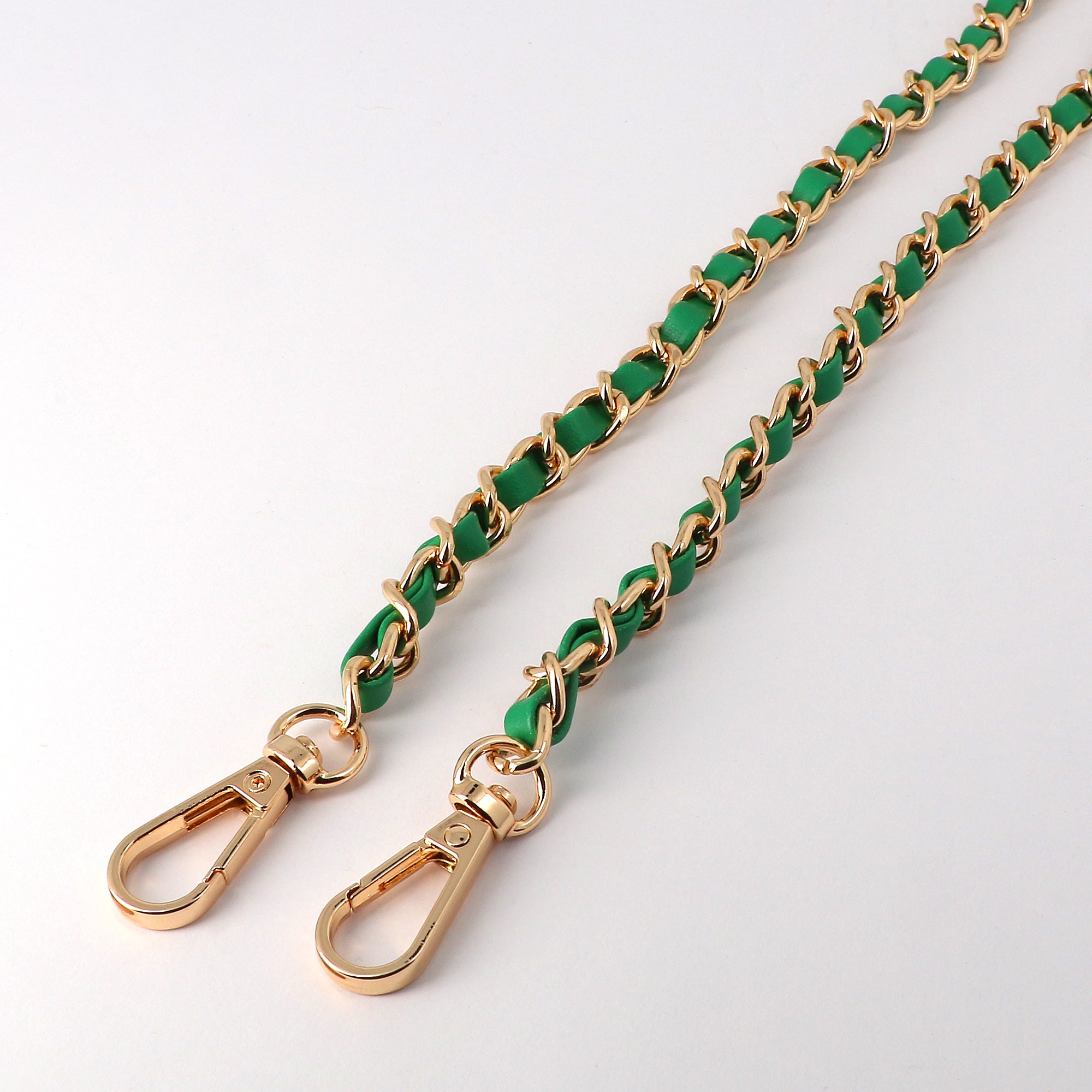 Chaîne téléphone cuir métal vert Grizlink