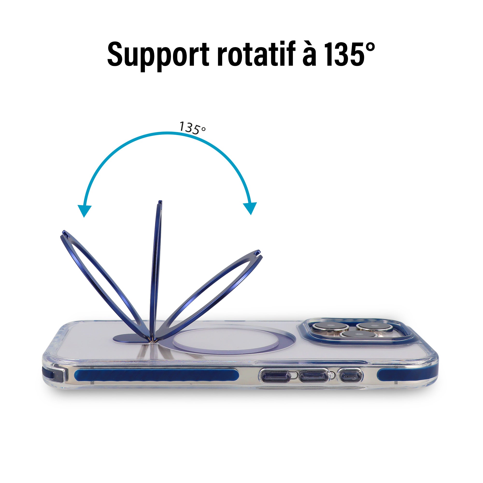 Coque iPhone 11 Grizlink Hybrid Magsafe Anneaux Cordon