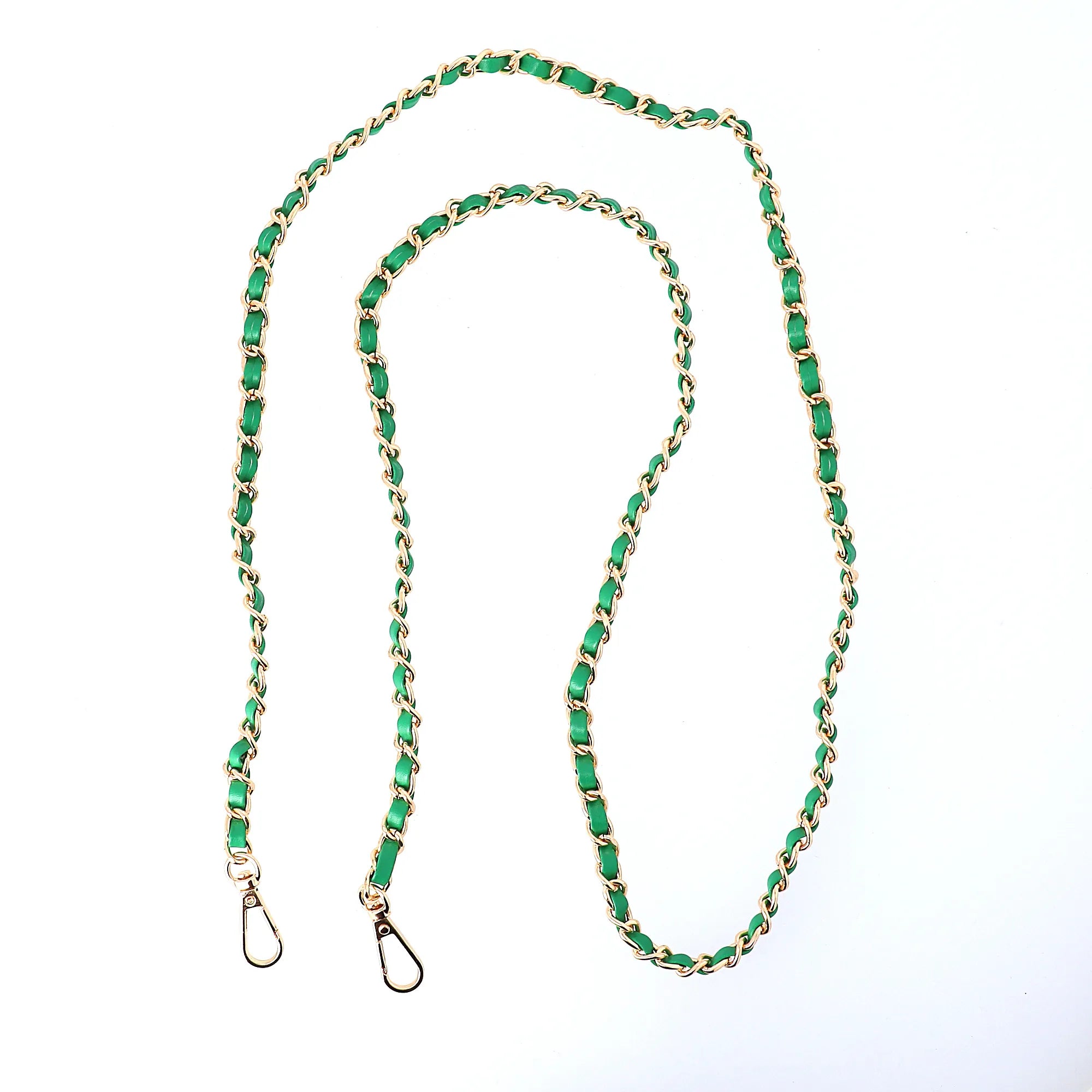 Chaîne téléphone cuir métal vert Grizlink