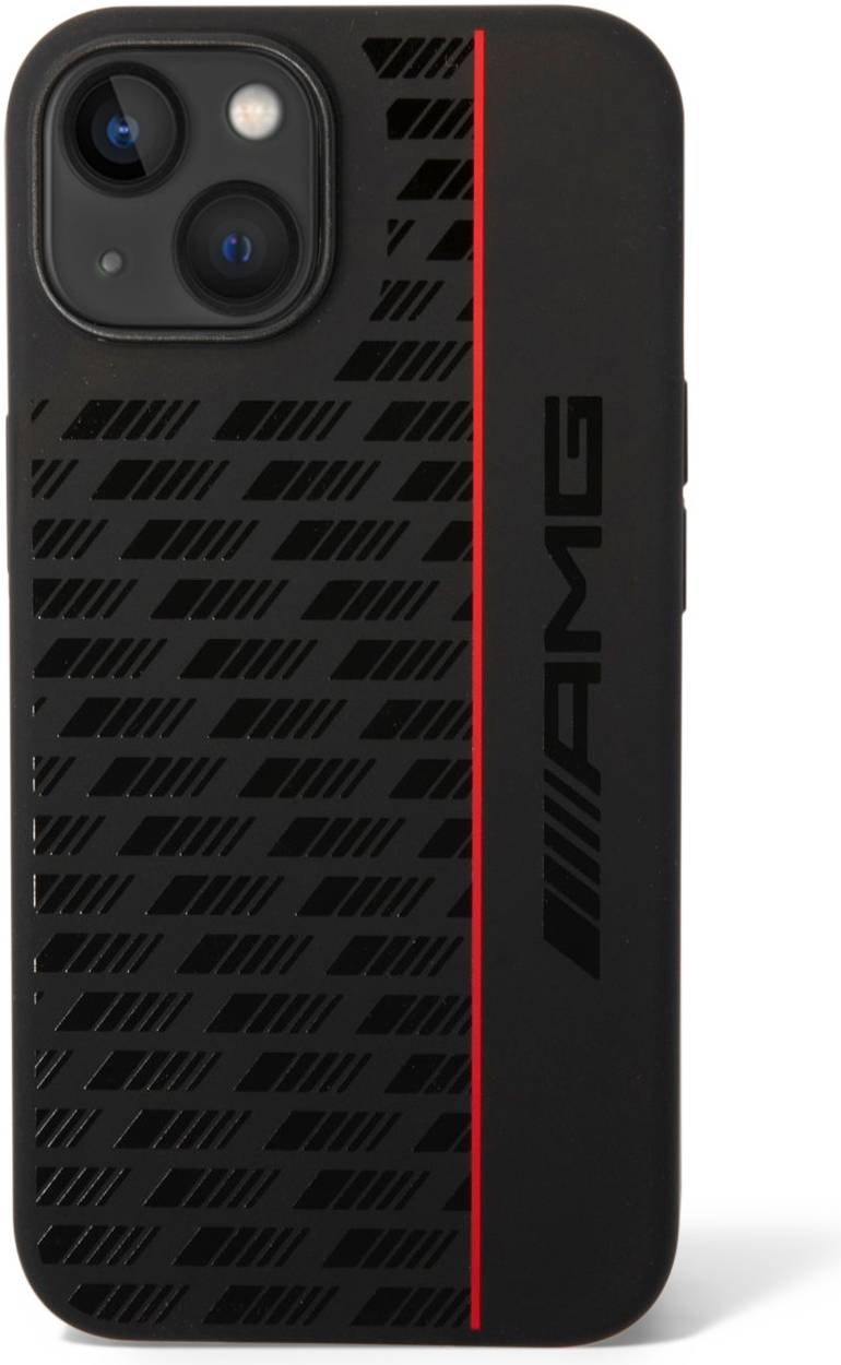 Coque iPhone 14 Plus AMG ligne rouge vue face