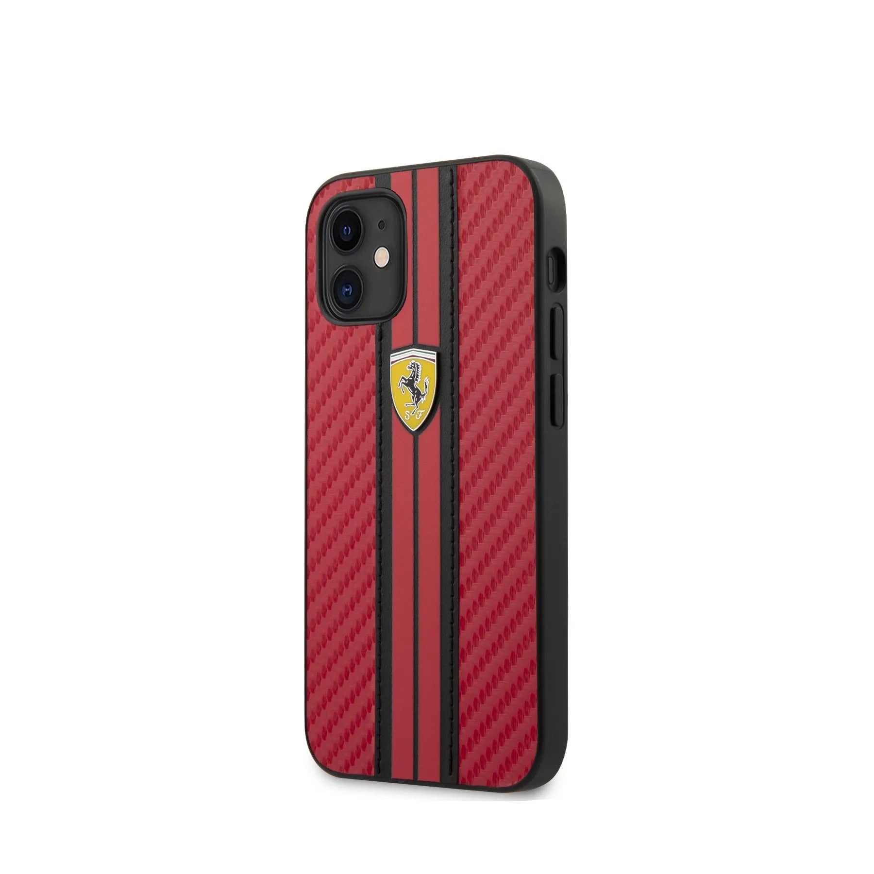 Coque iPhone 12 mini Ferrari road inclinée