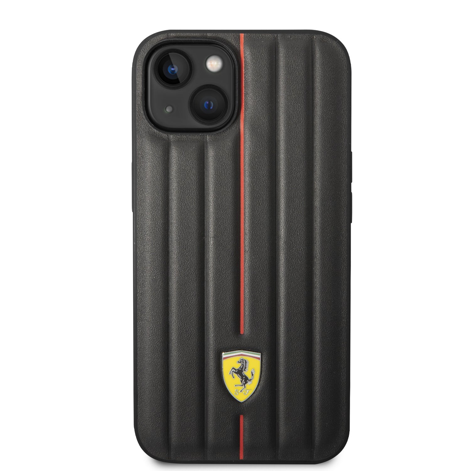Coque iPhone 14 Plus Ferrari ligne rouge vue face