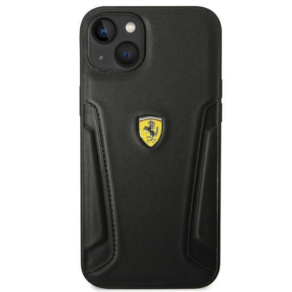 Coque iPhone 14 Plus Ferrari side seams vue face
