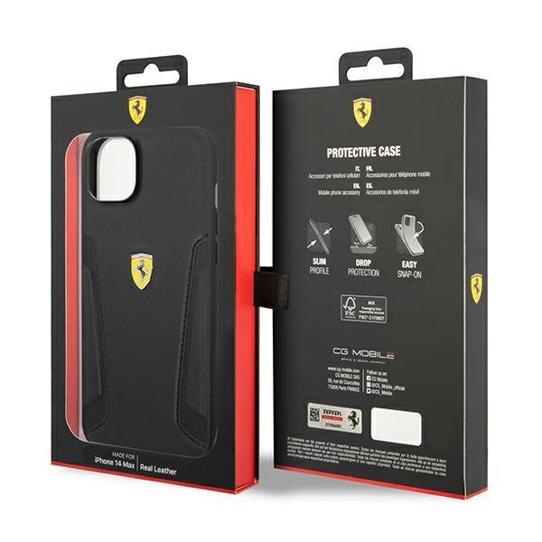 Coque iPhone 14 Plus Ferrari side seams