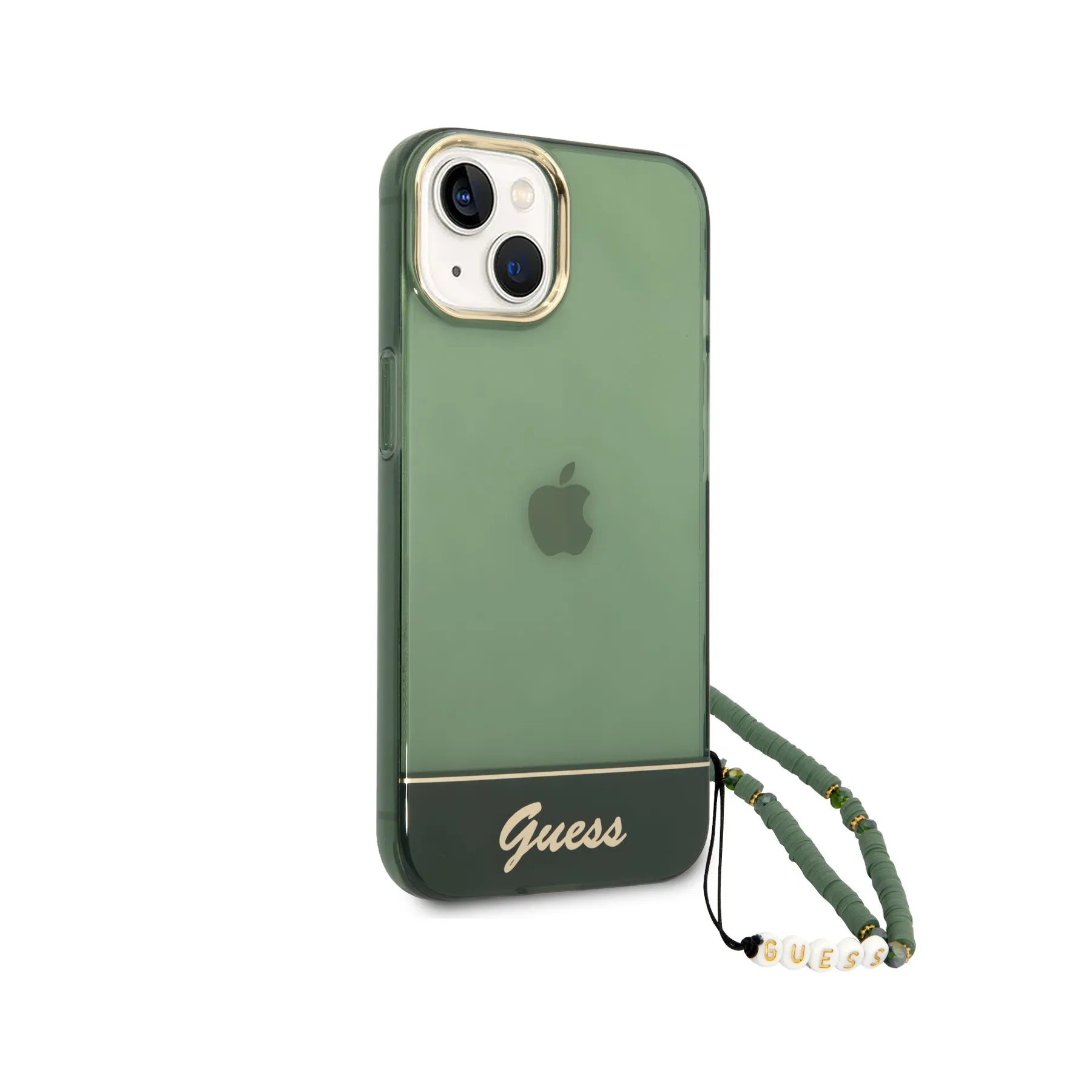 Coque iPhone 14 Plus Guess teintée vue droite
