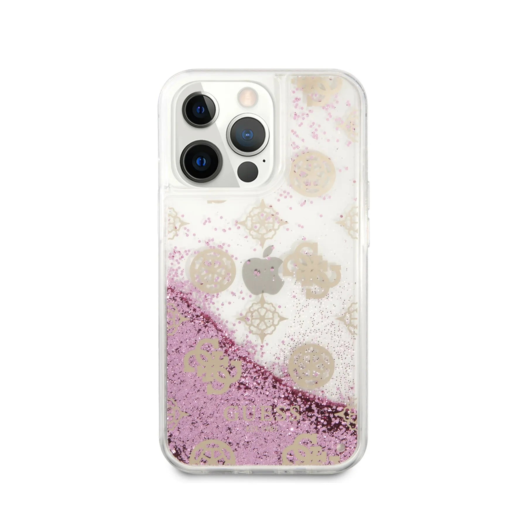 Coque iPhone 13 Pro Guess paillettes vue face