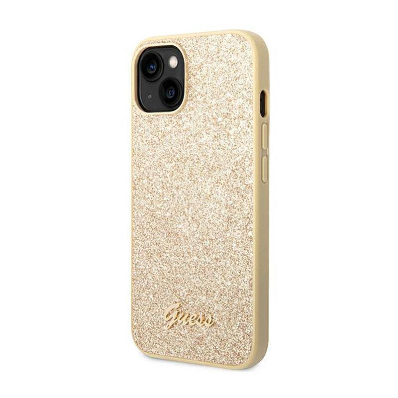Coque iPhone 14 Plus Guess brillante inclinée