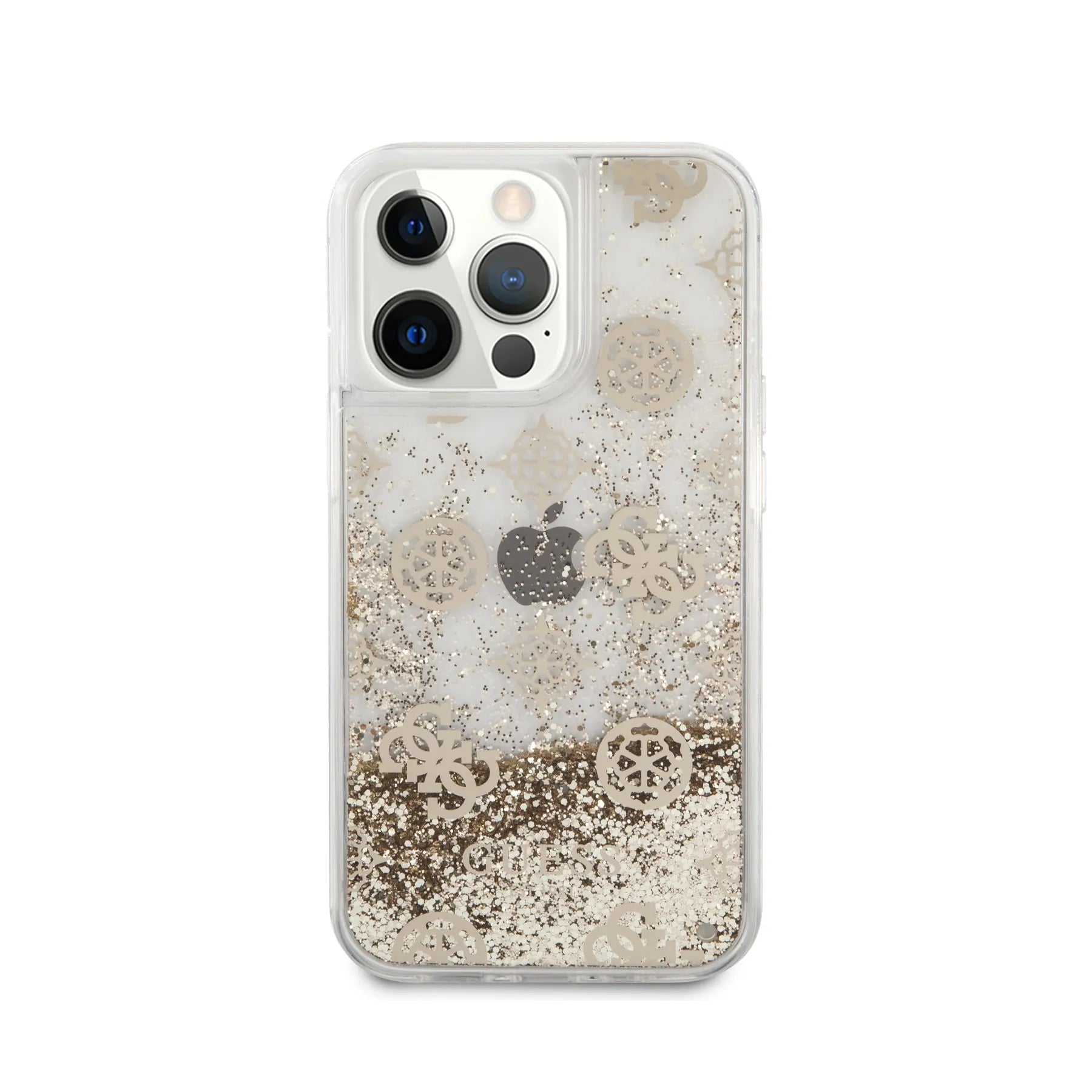 Coque iPhone 13 Pro Guess paillettes vue face