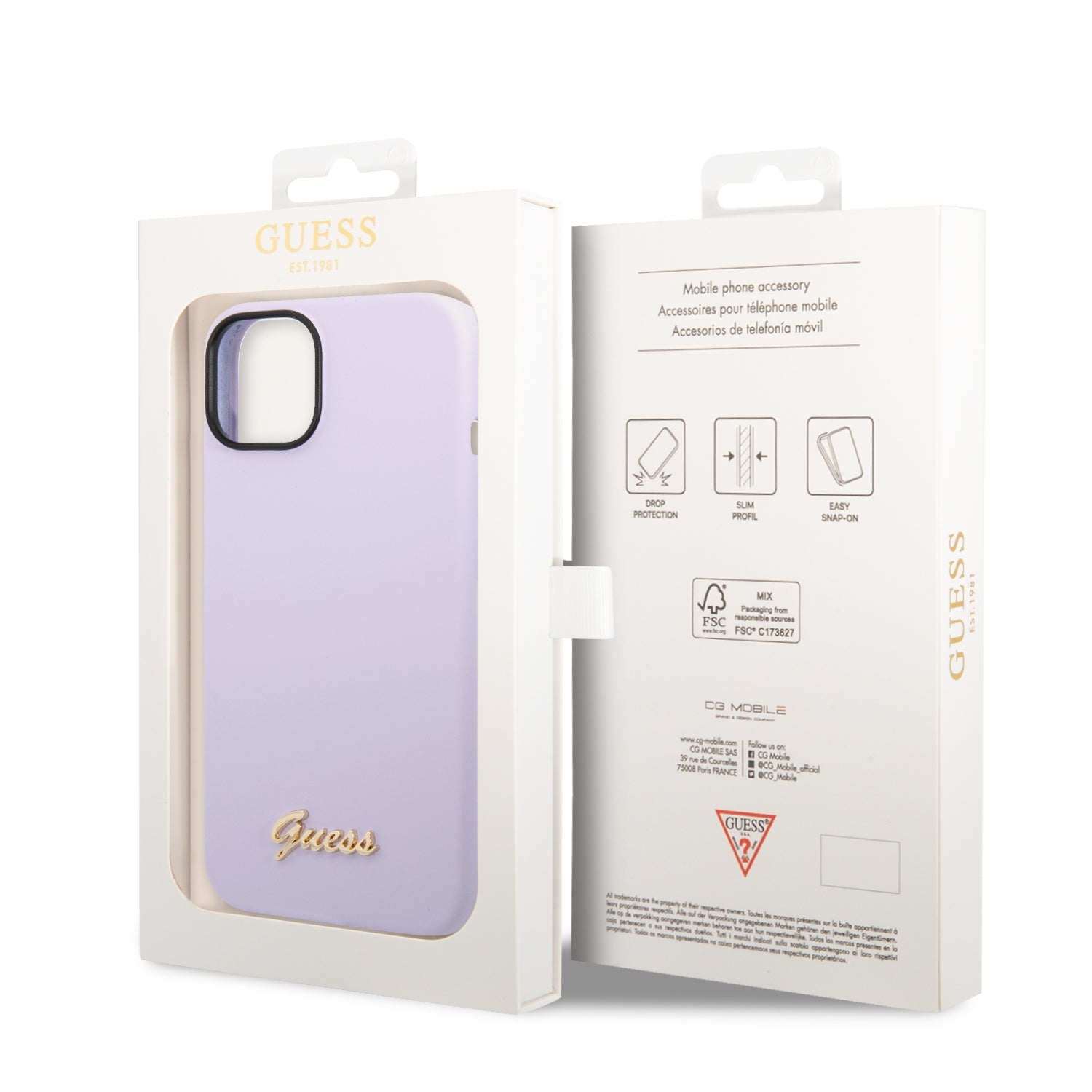 Coque iPhone 14 Plus Guess soft touch