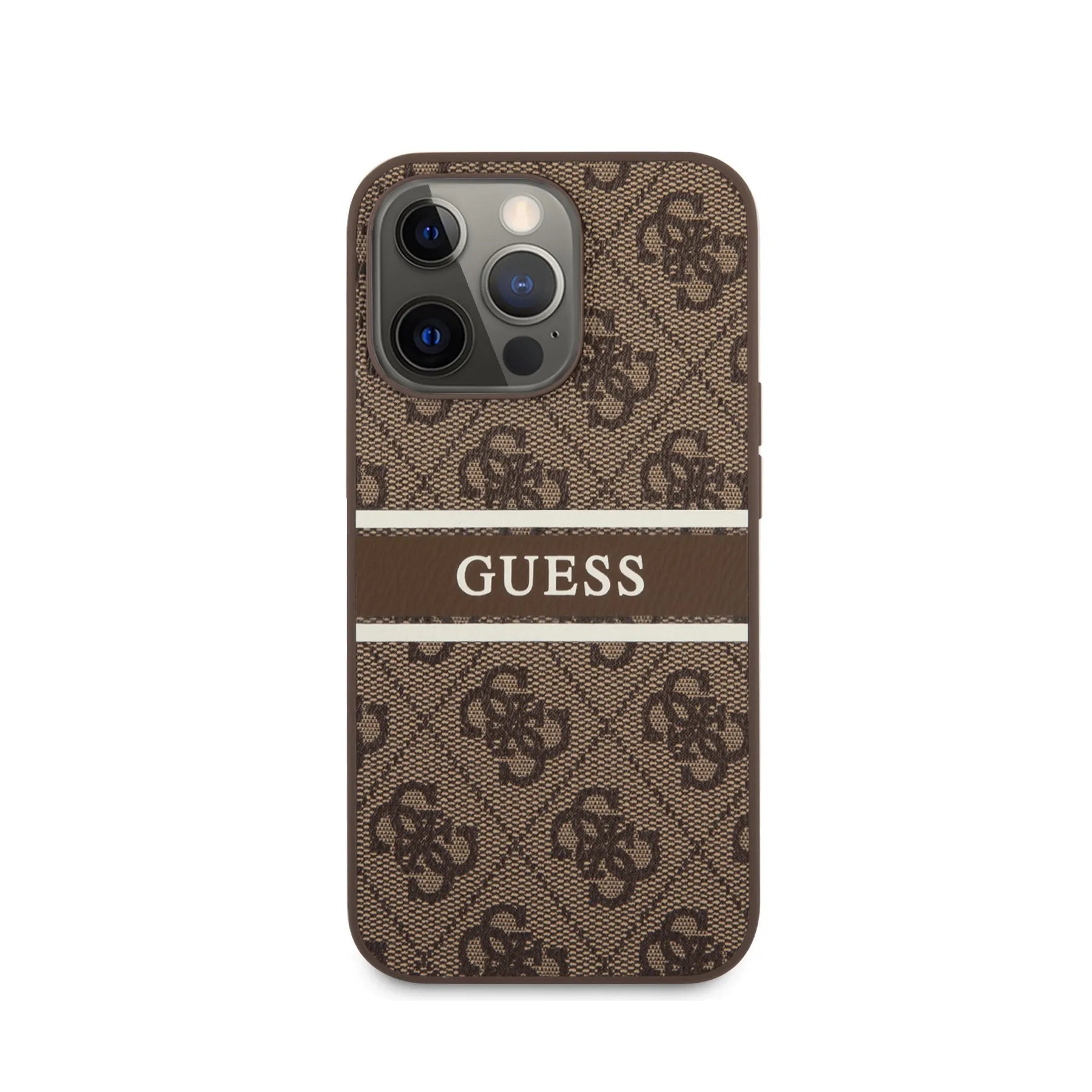 Coque iPhone 13 Pro Guess bande vue face