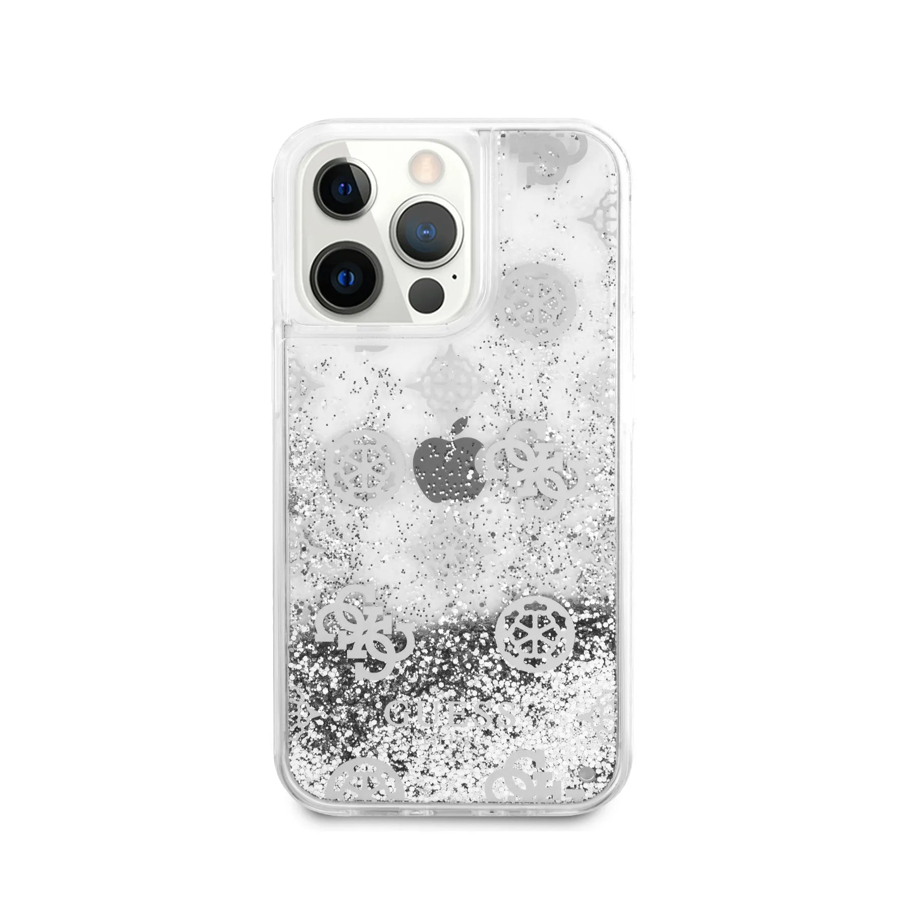 Coque iPhone 13 Pro Guess paillettes vue face