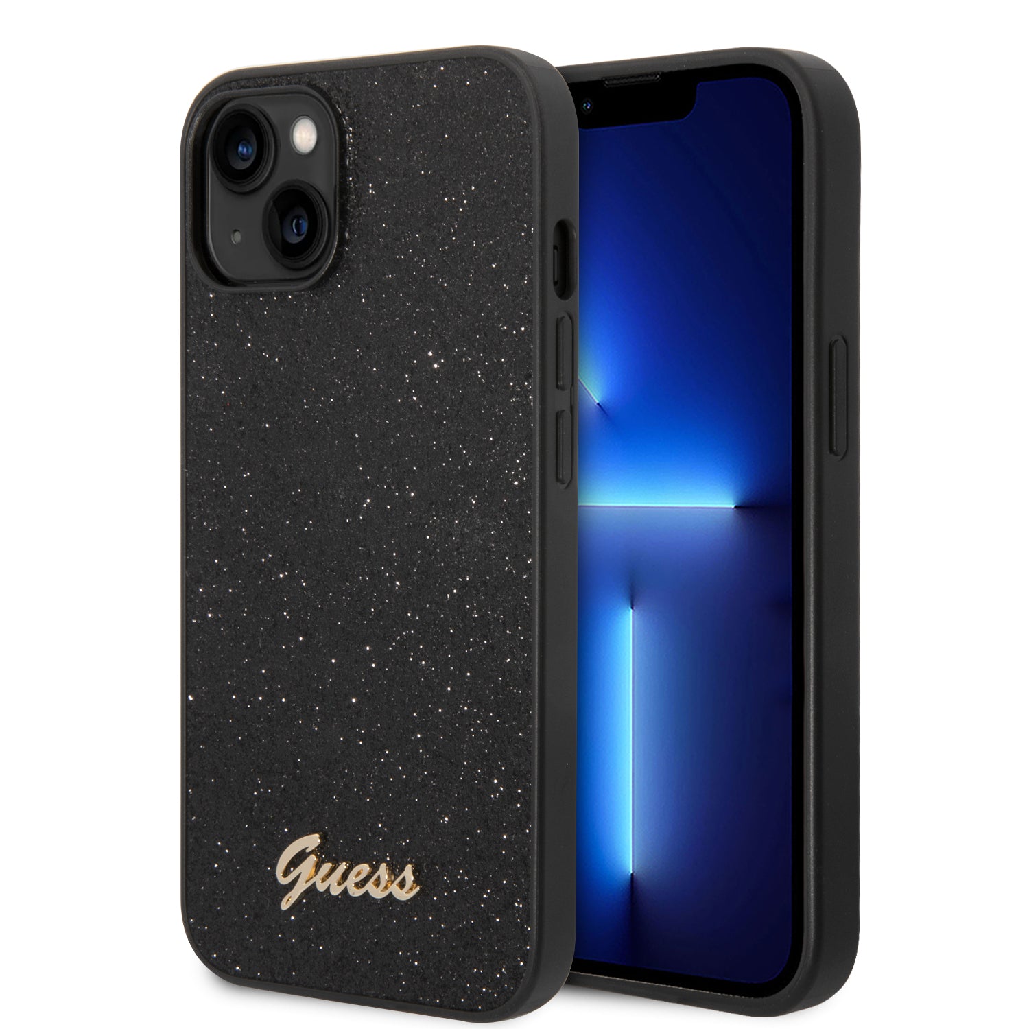 Coque iPhone 14 Plus Guess brillante 2 vues
