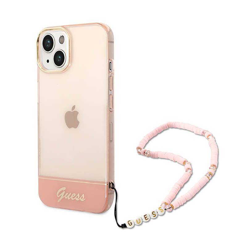 Coque iPhone 14 Plus Guess teintée inclinée
