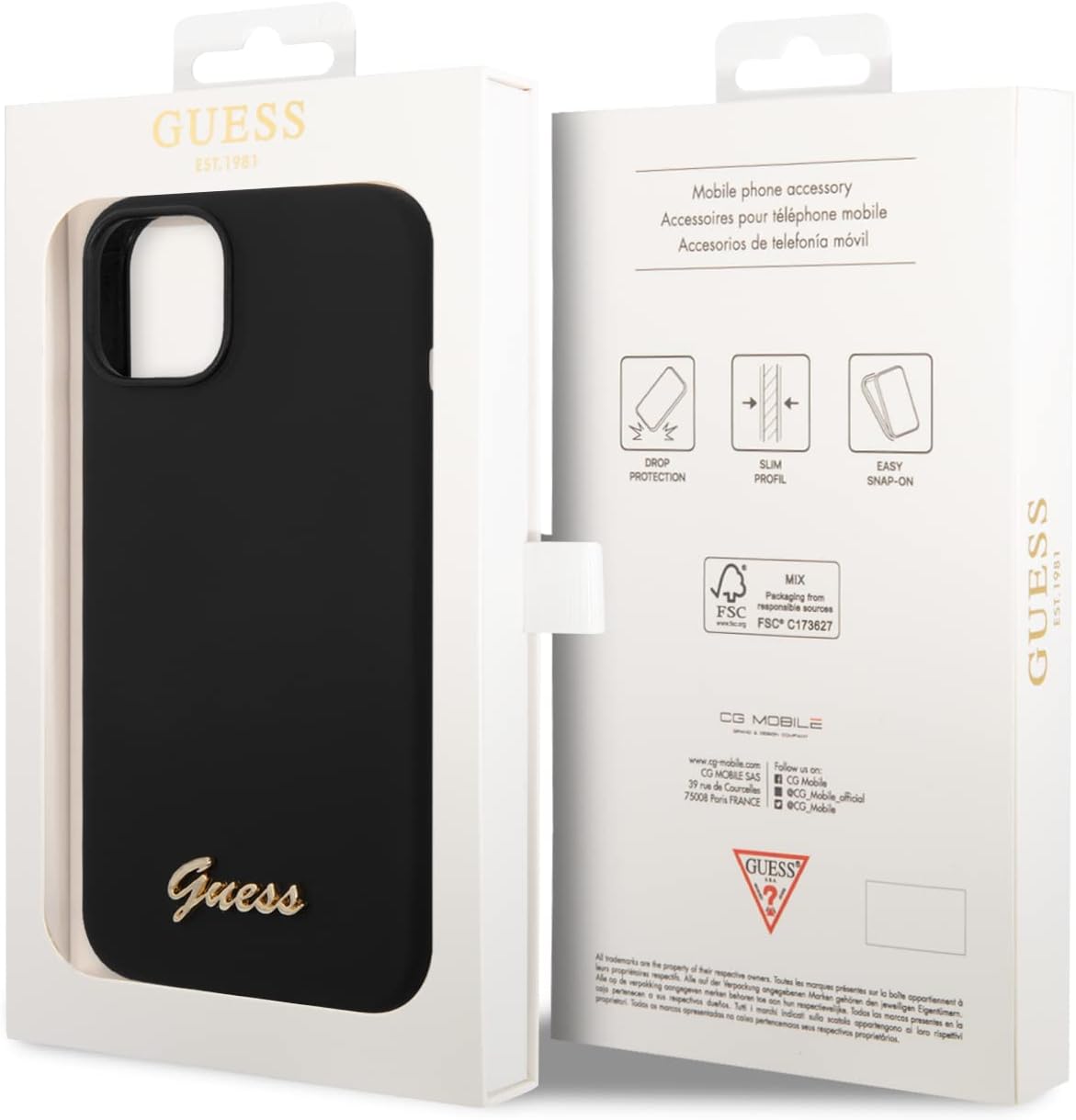 Coque iPhone 14 Plus Guess soft touch