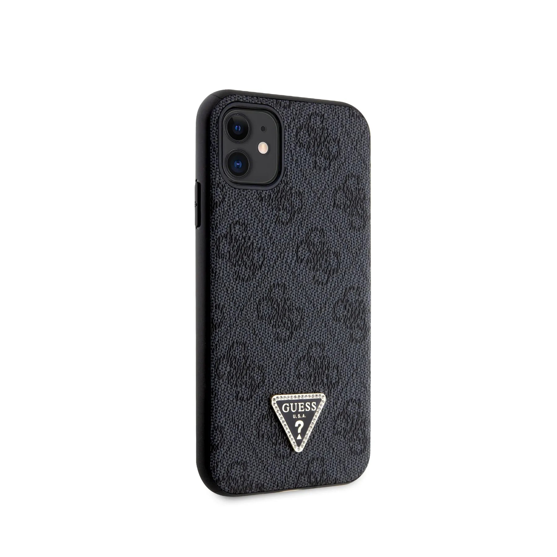 Coque iPhone 11 Guess triangle droite