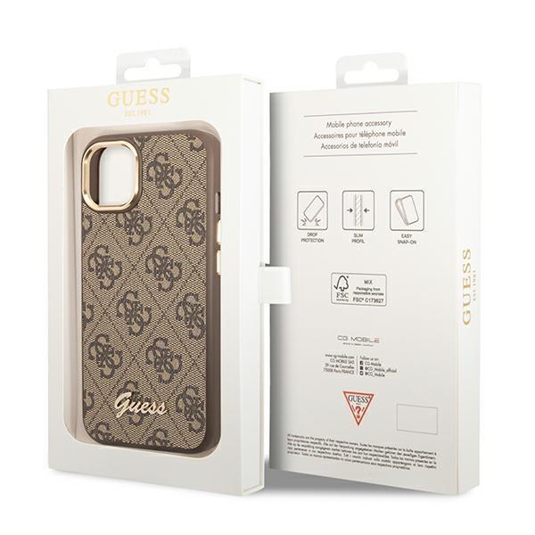 Coque iPhone 14 Plus Guess dorée