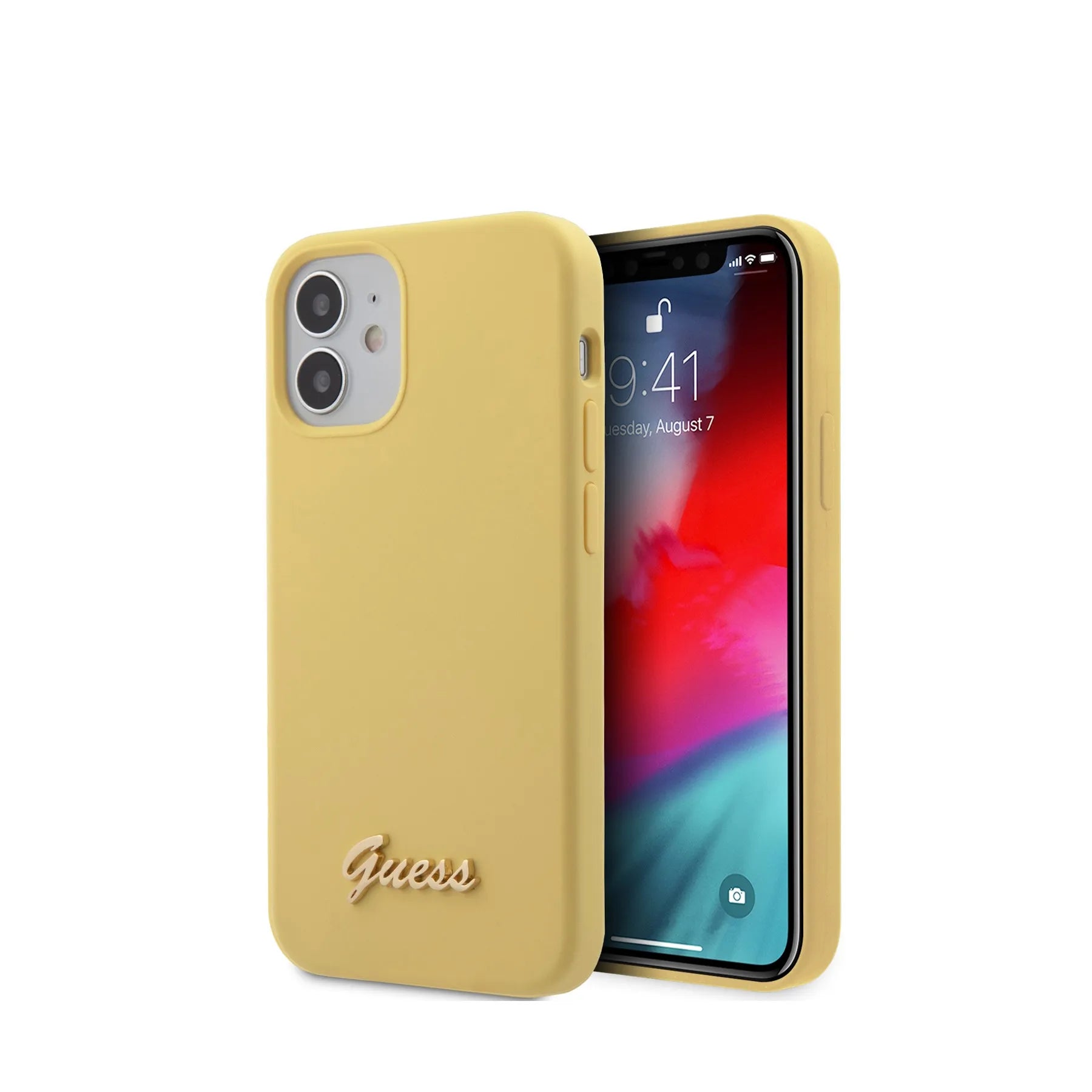 Coque iPhone 12 mini Guess soft touch 2 vues